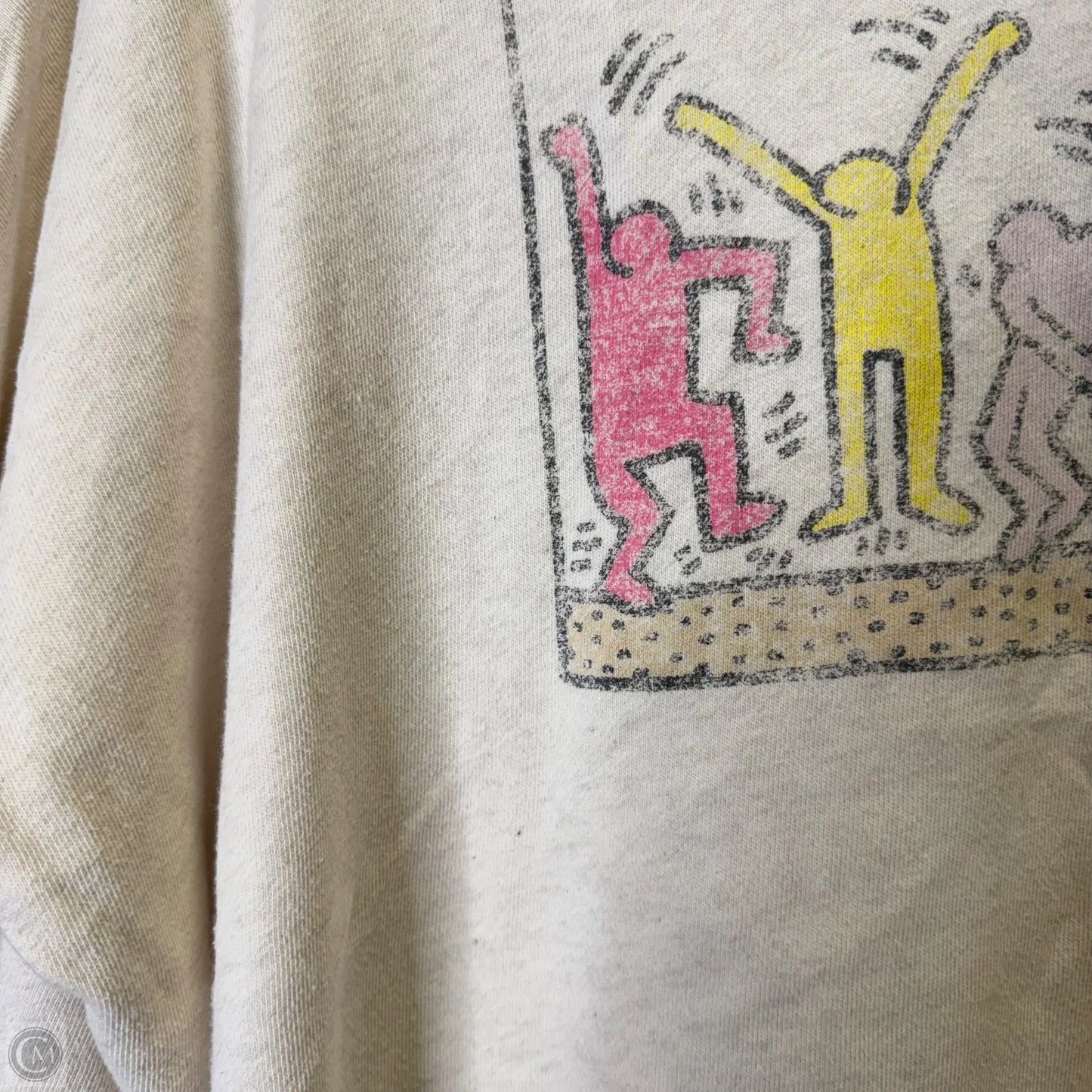 Sweatshirt Crewneck By Aerie In Cream, Size: S