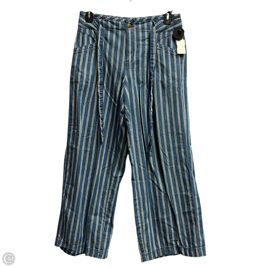 Pants Wide Leg By American In Blue, Size: M