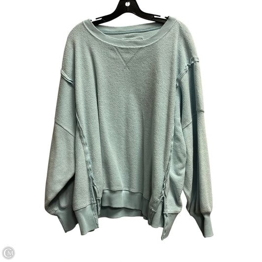 Sweatshirt Crewneck By American Eagle In Blue, Size: M