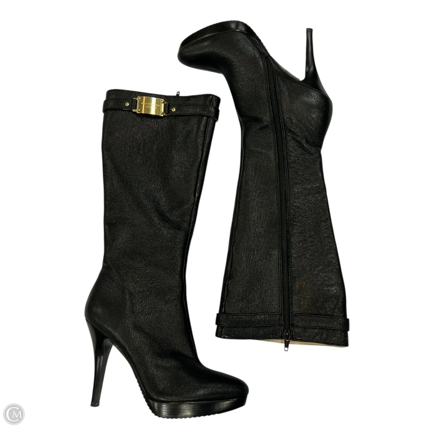 Boots Designer By Michael By Michael Kors In Black, Size: 7.5