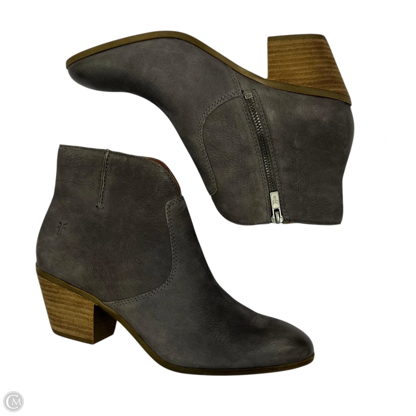 Boots Designer By Frye In Grey, Size: 8