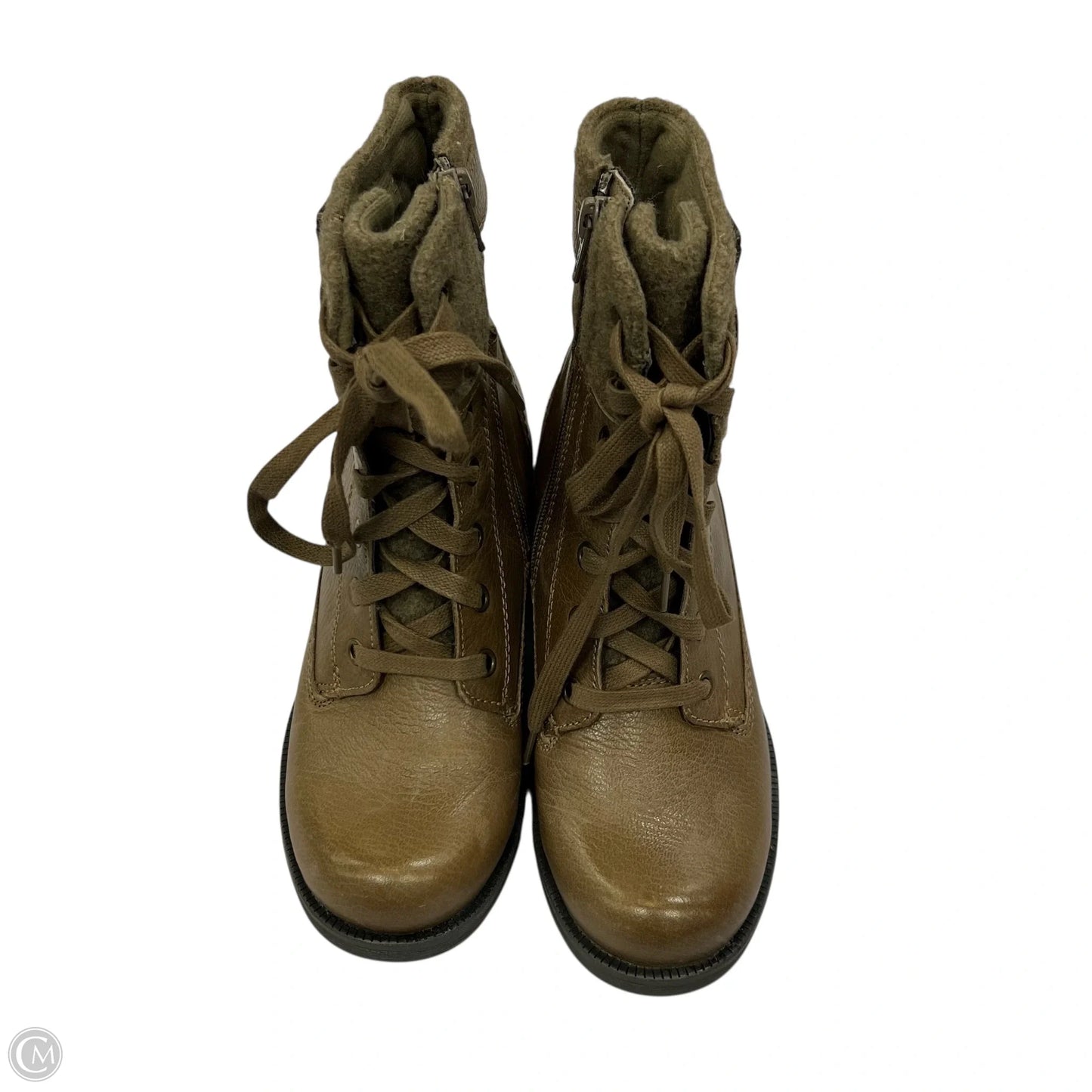 Boots Combat By Earthbound In Tan, Size: 6.5