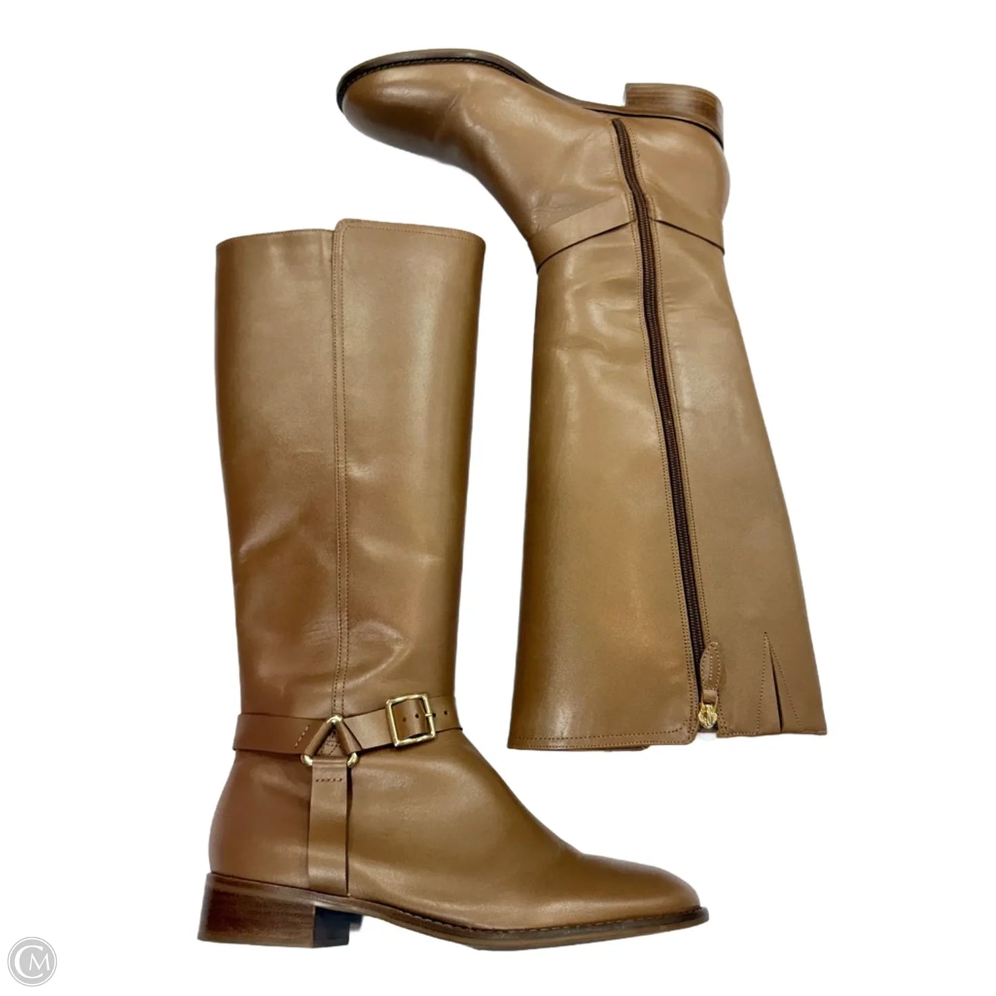 Boots Knee Flats By Talbots In Brown, Size: 8.5