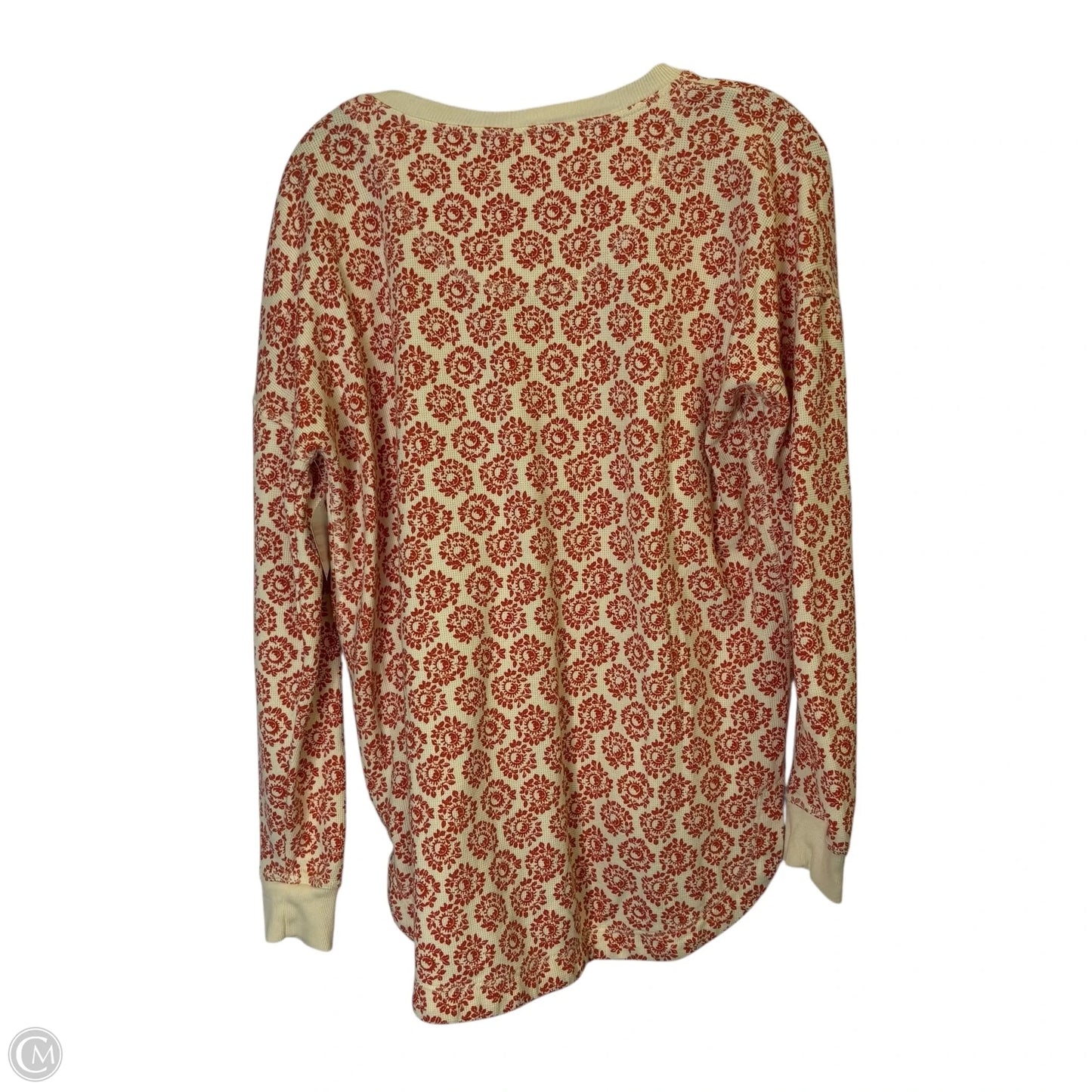Top Long Sleeve By Anthropologie In Red, Size: M