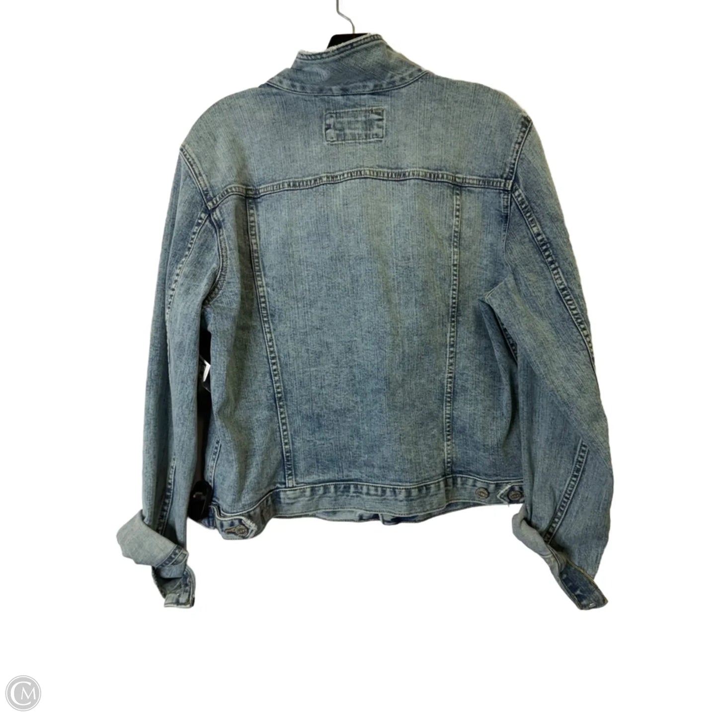 Jacket Denim By Loft In Blue Denim, Size: Xl