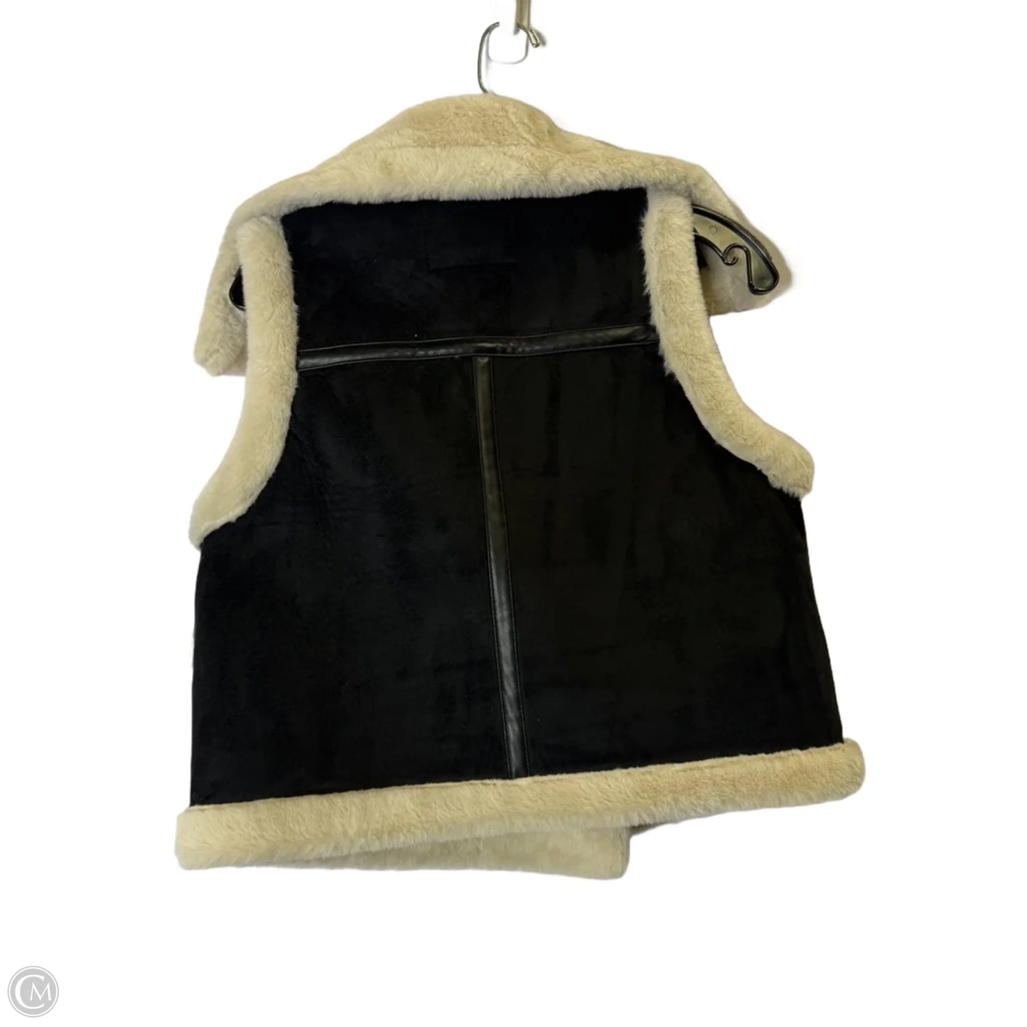 Vest Faux Fur & Sherpa By Fashion Nova In Black, Size: M