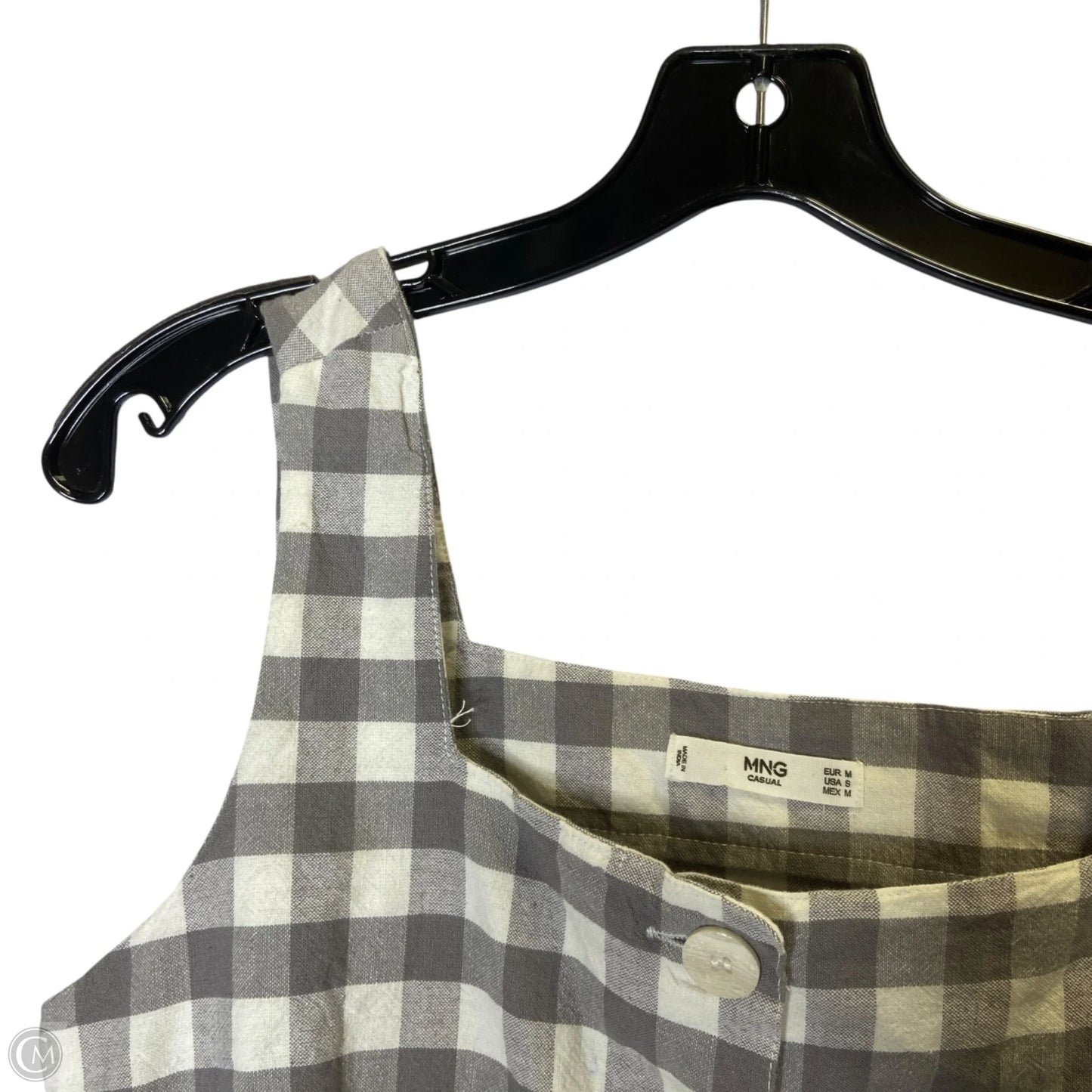 Top Sleeveless By Mng In Grey, Size: M