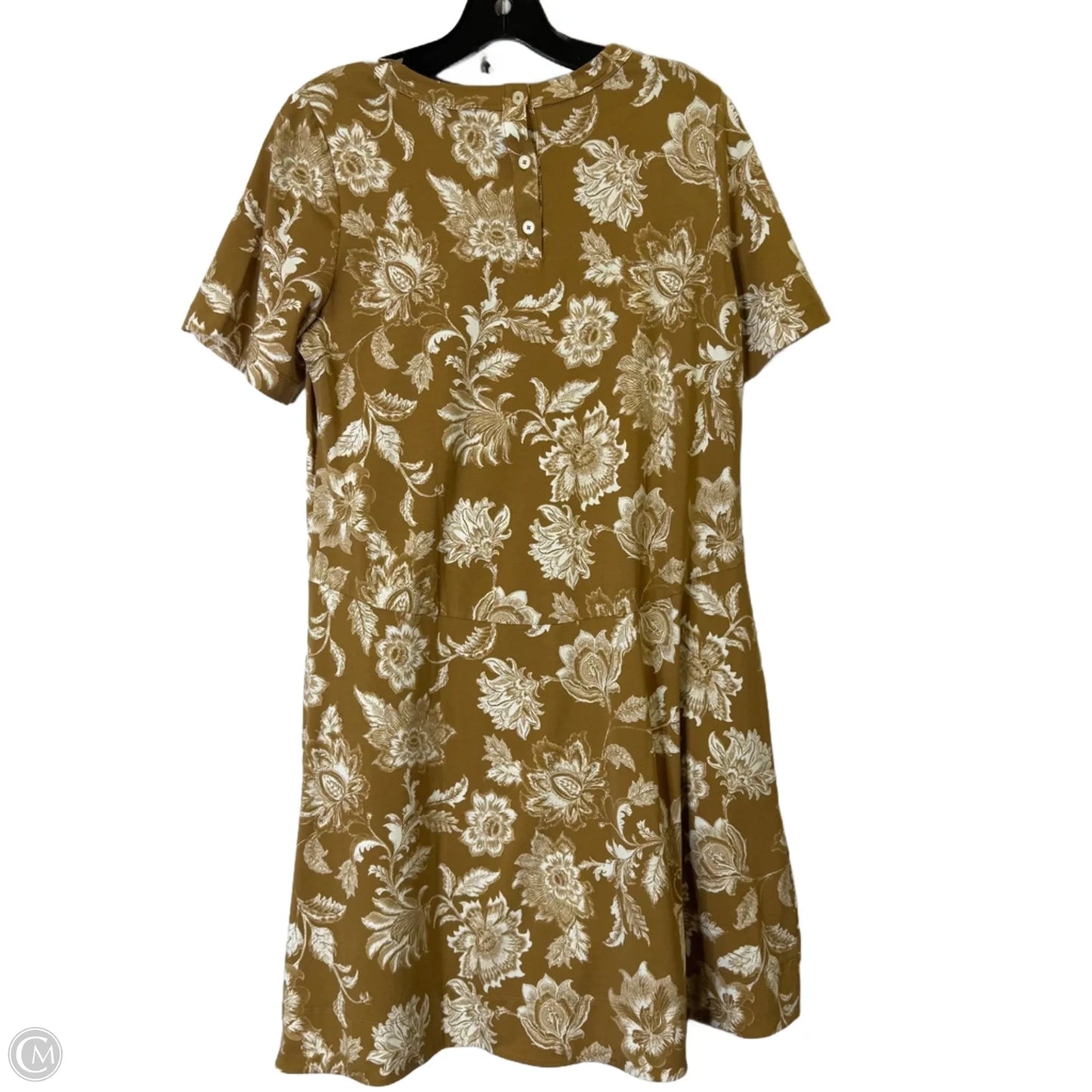 Dress Casual Midi By Loft In Brown, Size: S