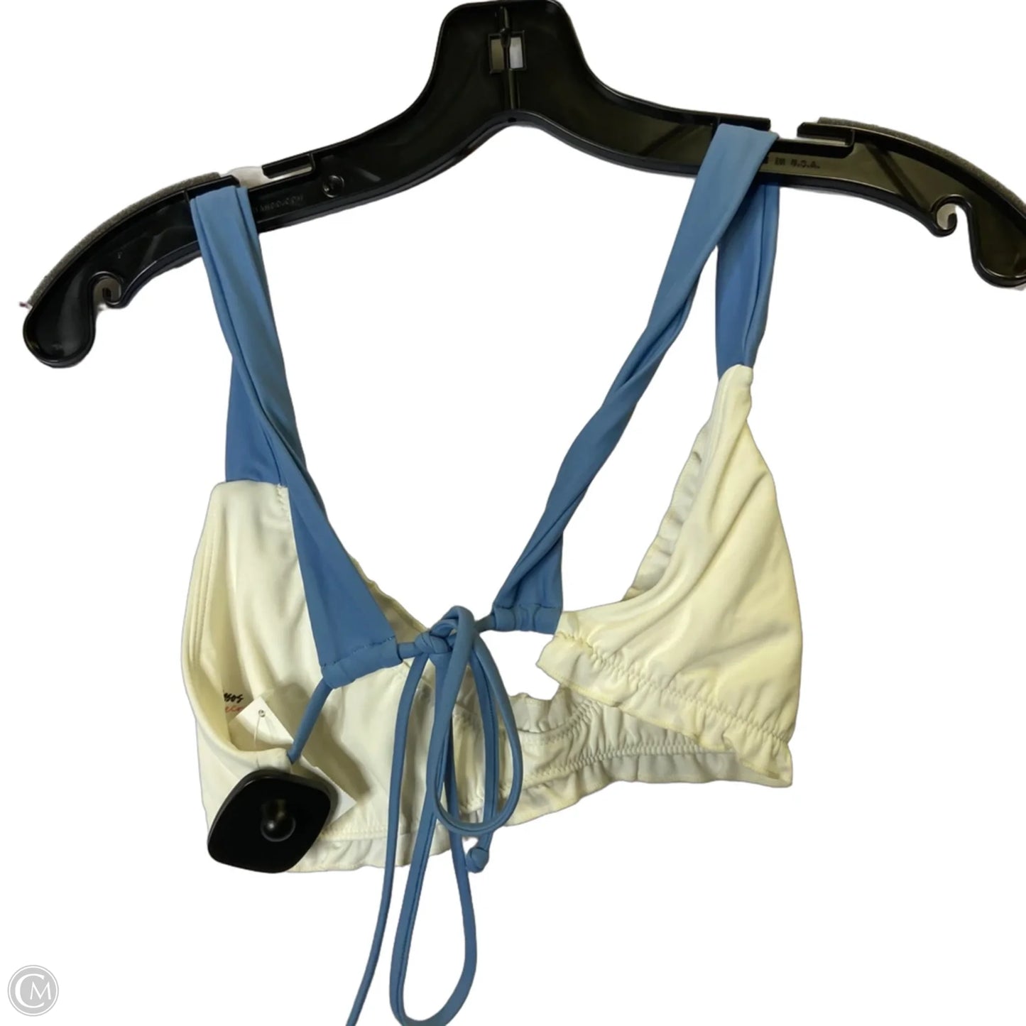 Swimsuit Top By Clothes Mentor In Cream, Size: M