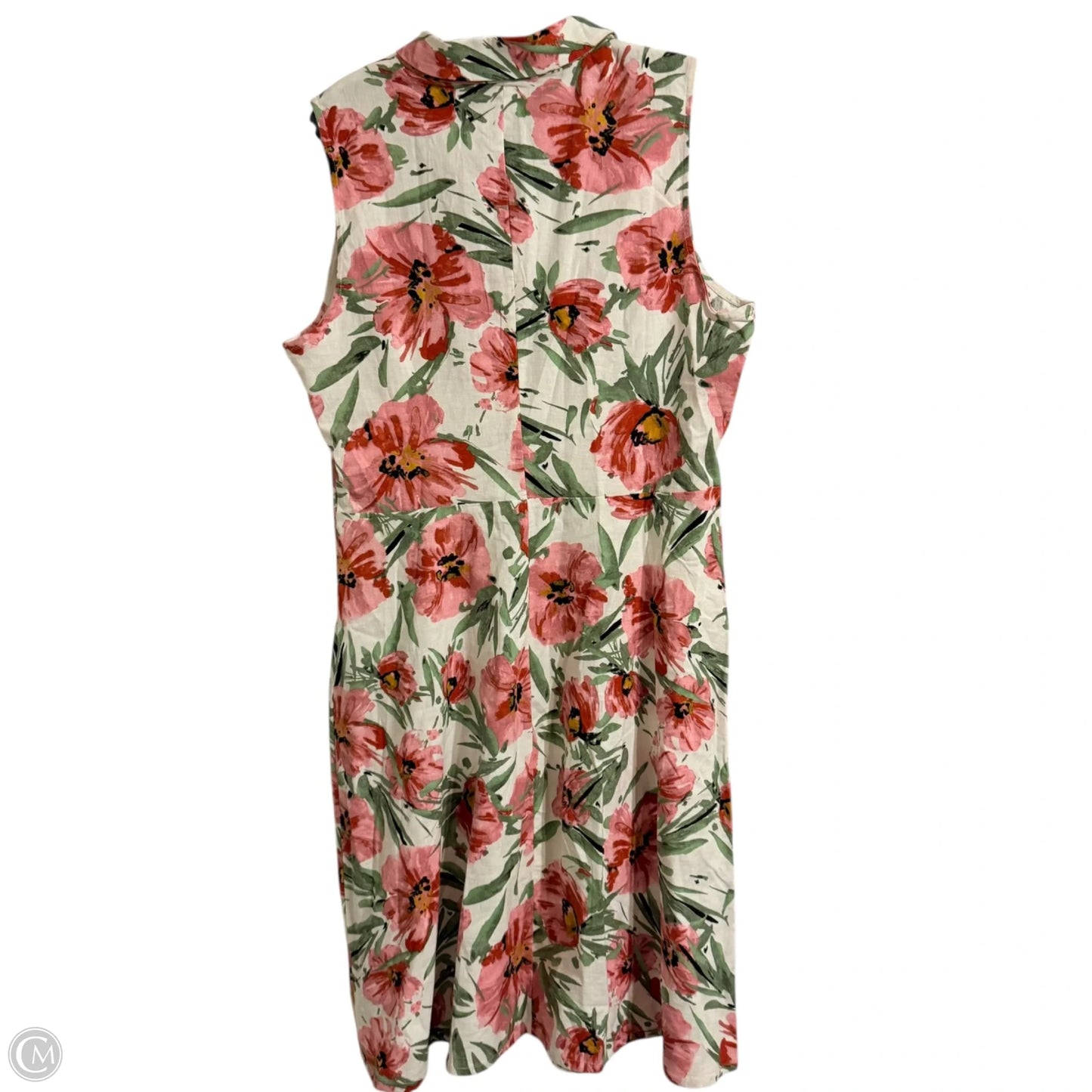 Dress Casual Midi By T Tahari In Floral Print, Size: 12