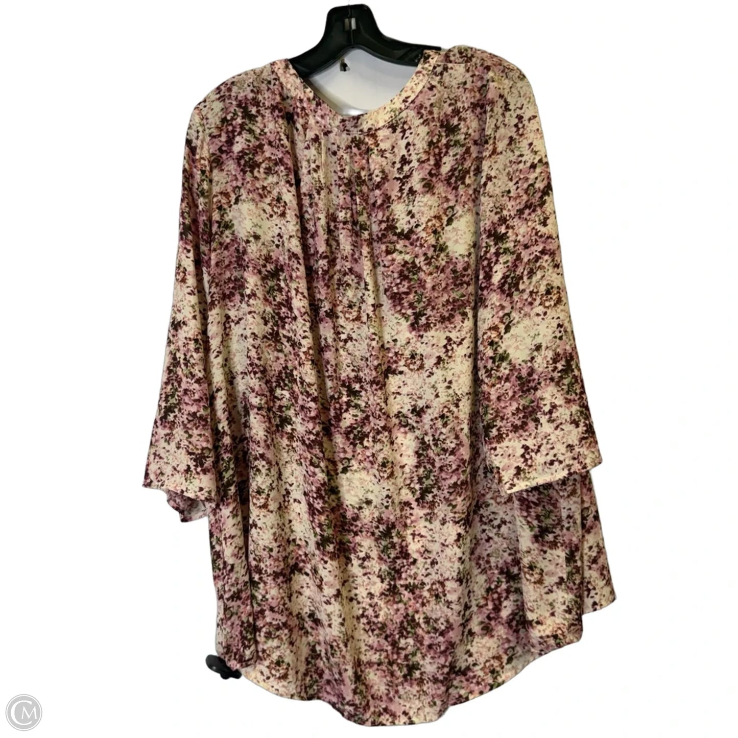 Blouse Short Sleeve By Philosophy In Pink, Size: 3x