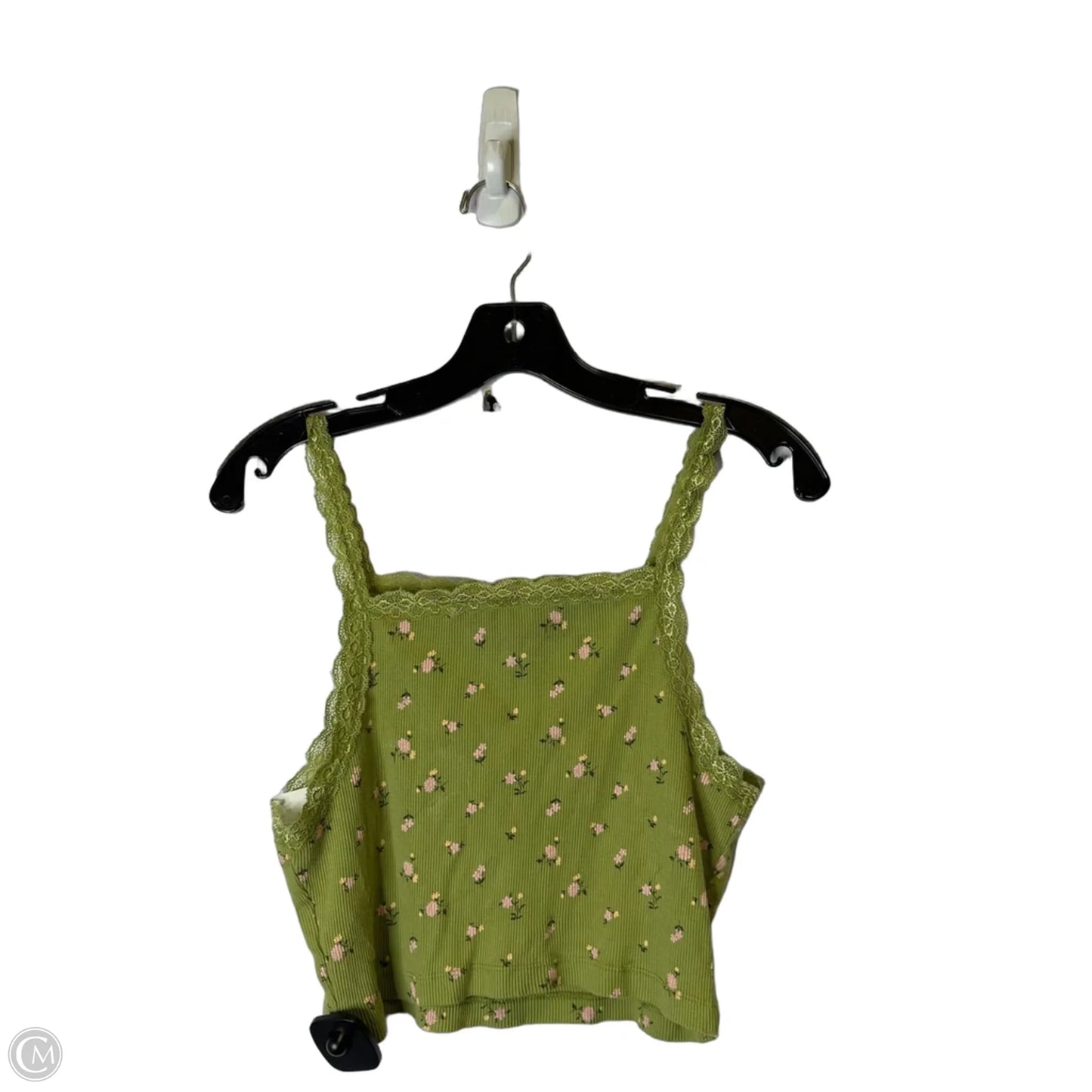 Top Sleeveless By Bdg In Green, Size: L
