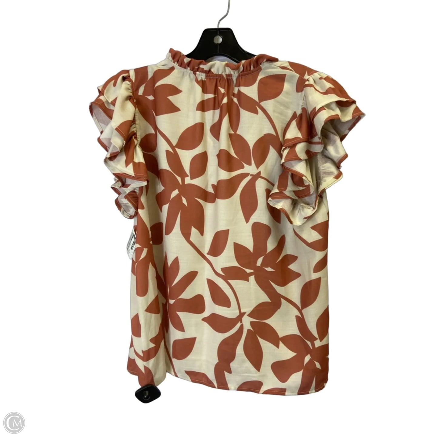 Top Sleeveless By Clothes Mentor In Orange, Size: L