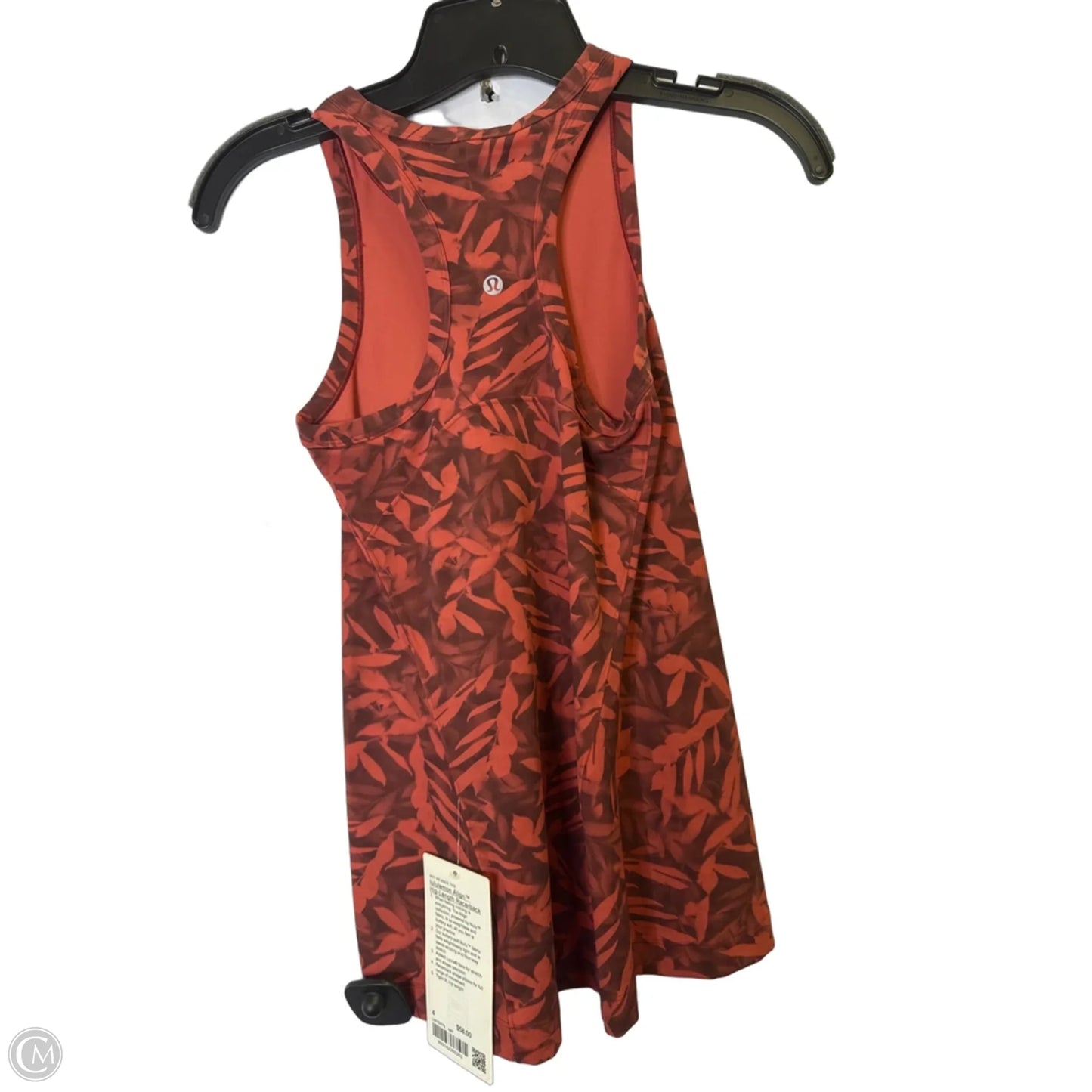 Athletic Tank Top By Lululemon In Red, Size: 4