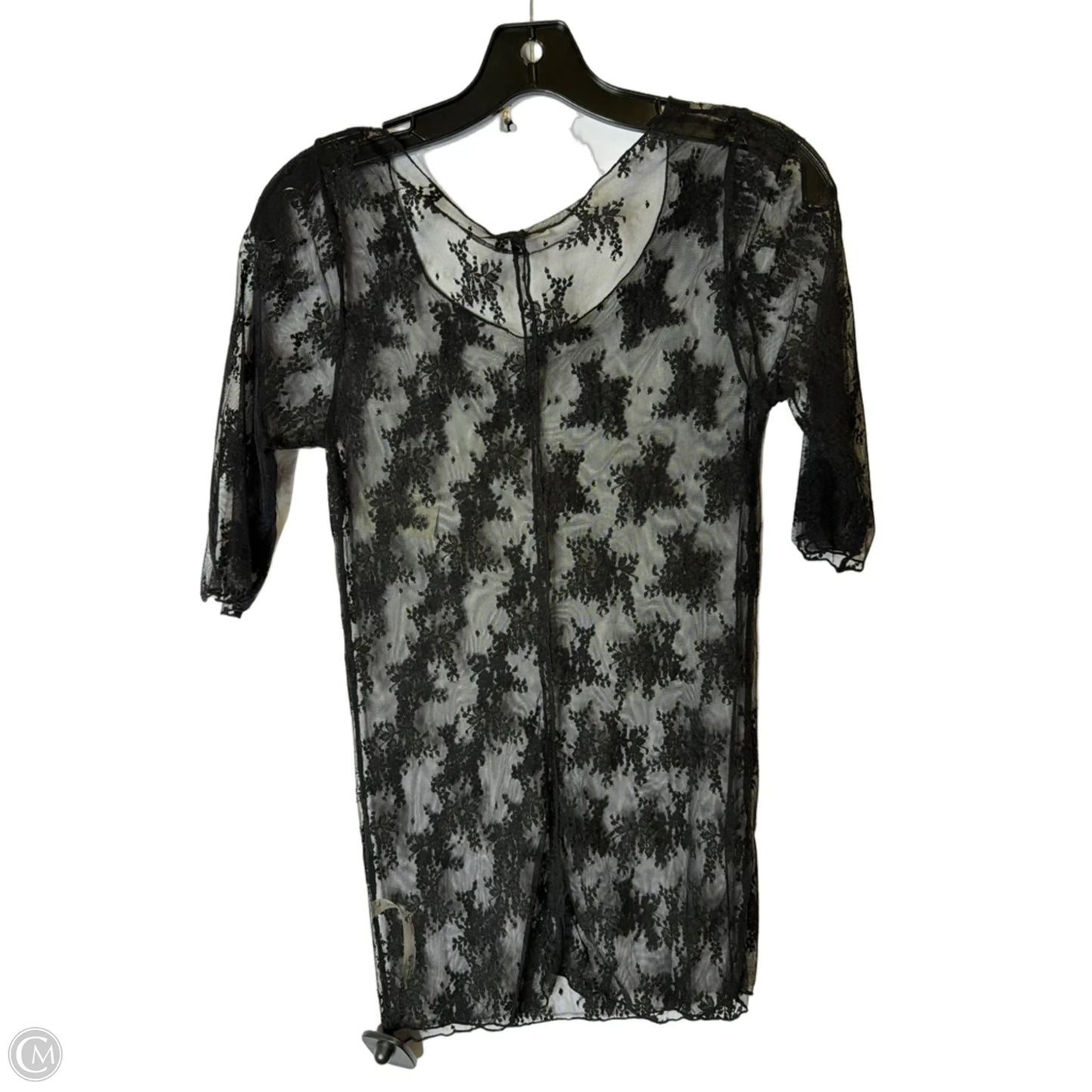 Top Short Sleeve By Free People In Black, Size: L
