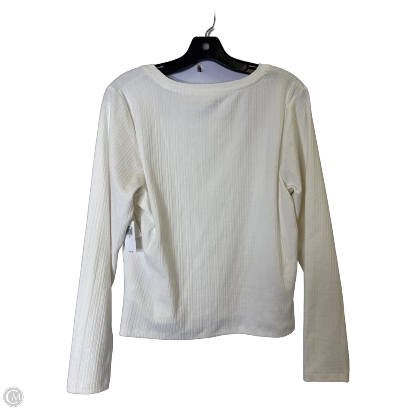 Top Long Sleeve Basic By Old Navy In Cream, Size: Xl
