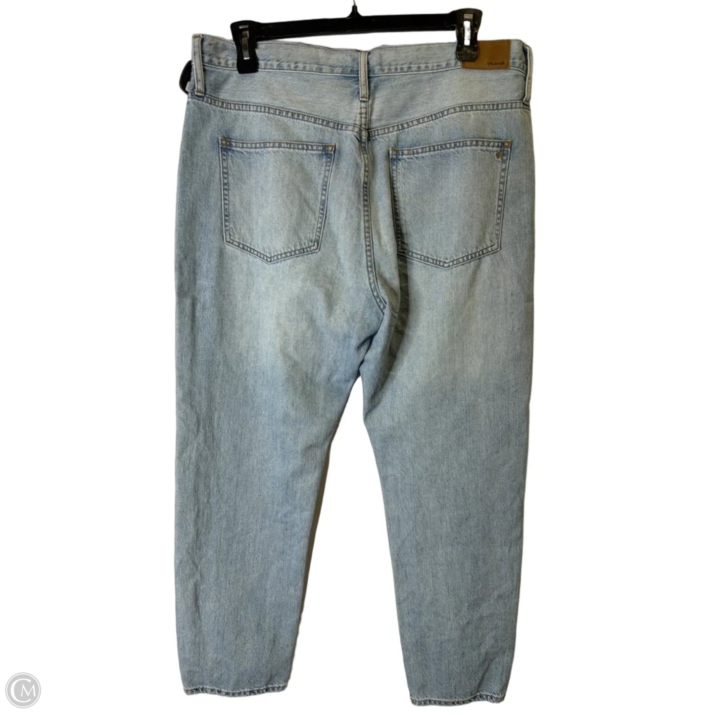 Jeans Straight By Madewell In Blue Denim, Size: 14