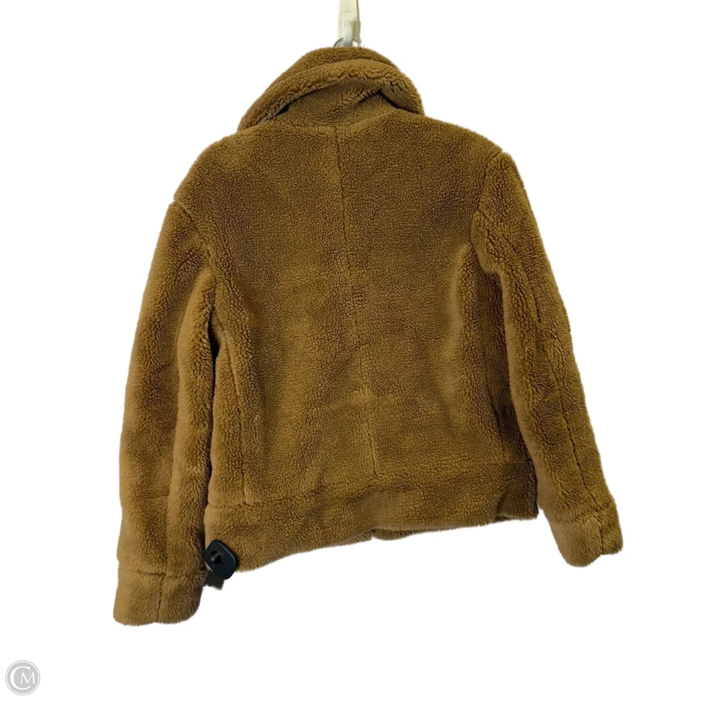 Jacket Faux Fur & Sherpa By Banana Republic In Brown, Size: Xs