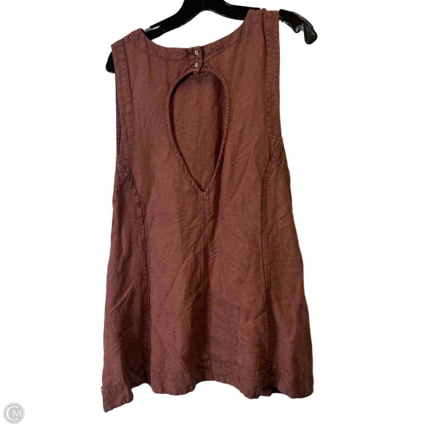 Top Sleeveless By Free People In Brown, Size: S