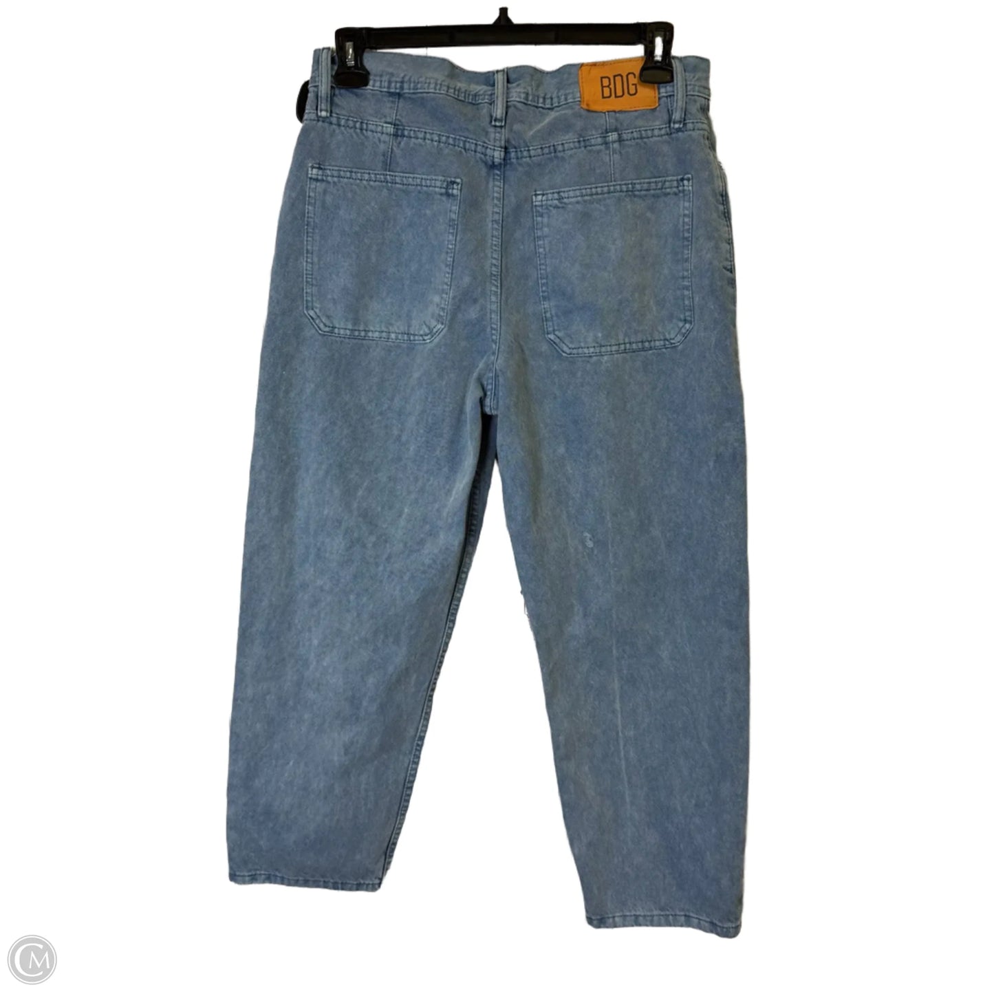 Jeans Straight By Bdg In Blue Denim, Size: 12