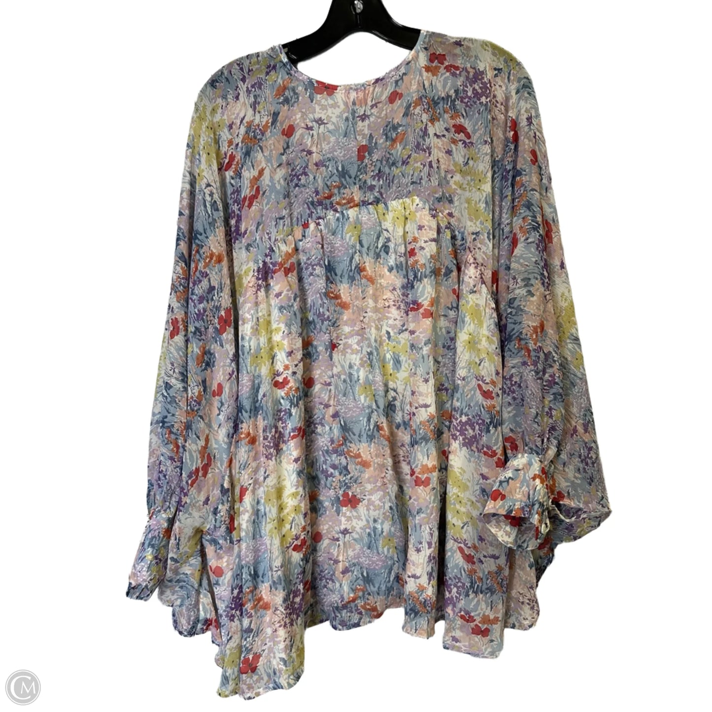 Top Long Sleeve By Clothes Mentor In Purple, Size: L