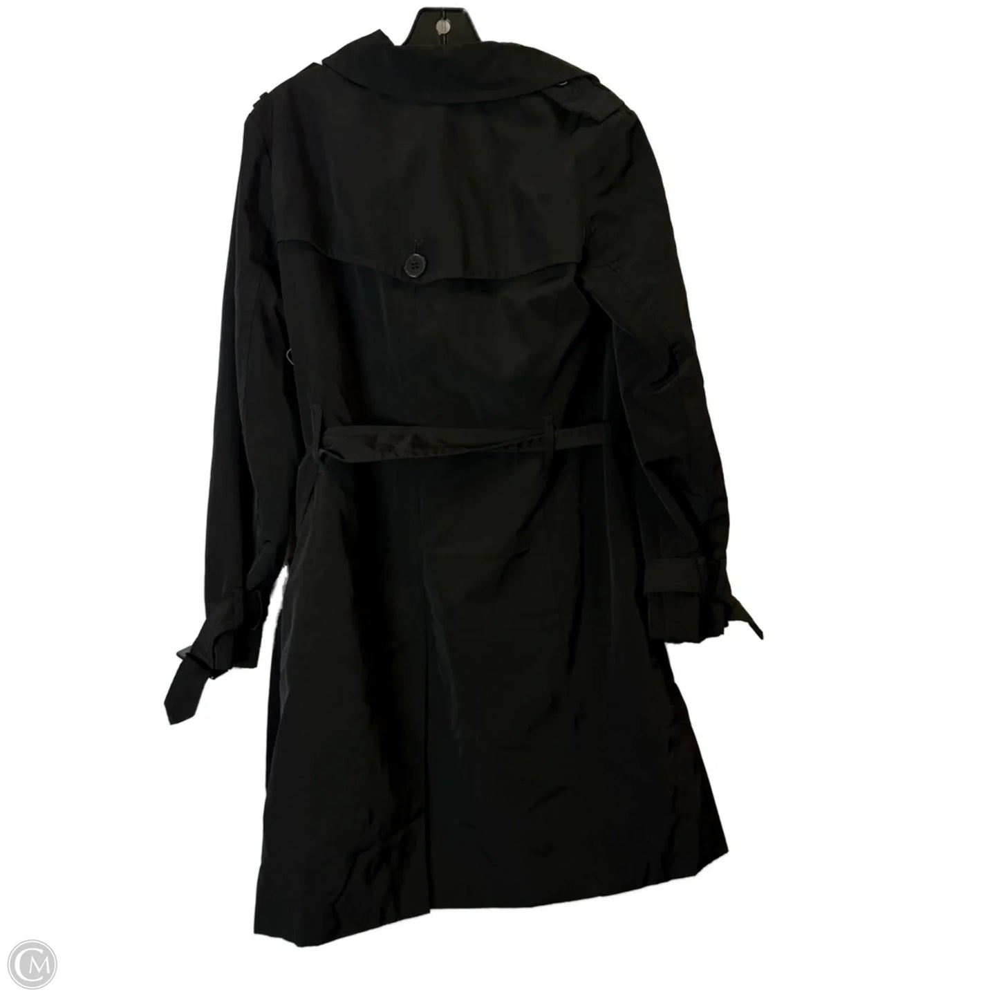 Coat Trench Coat By London Fog In Black, Size: S