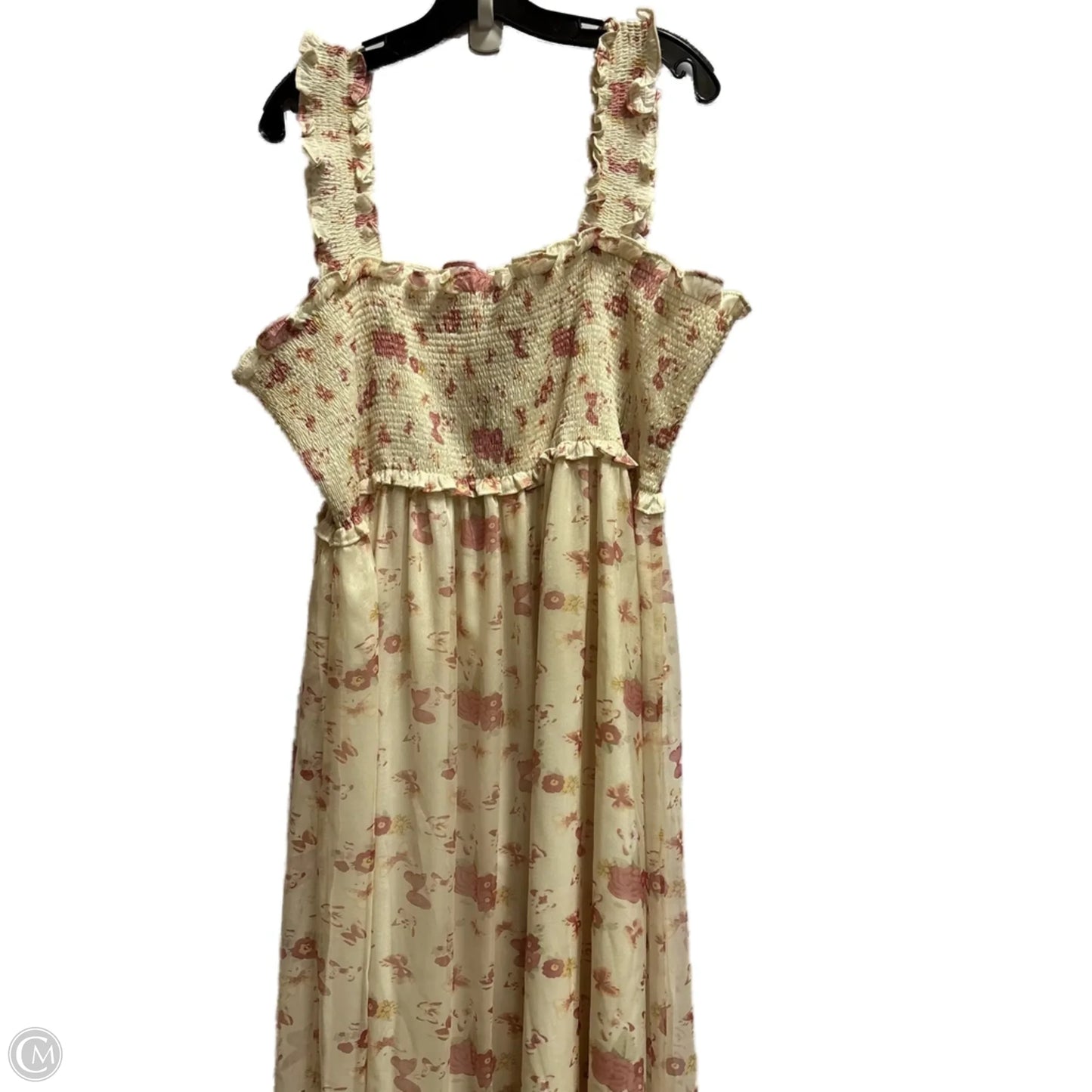 Dress Casual Maxi By Clothes Mentor In Pink, Size: 2X