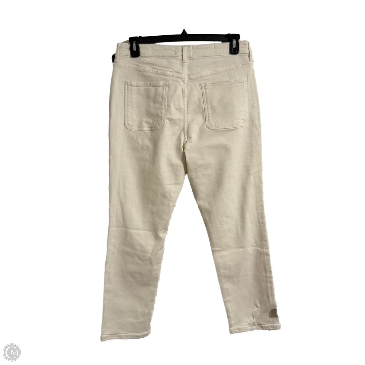 Jeans Straight By Pilcro In Cream, Size: 12