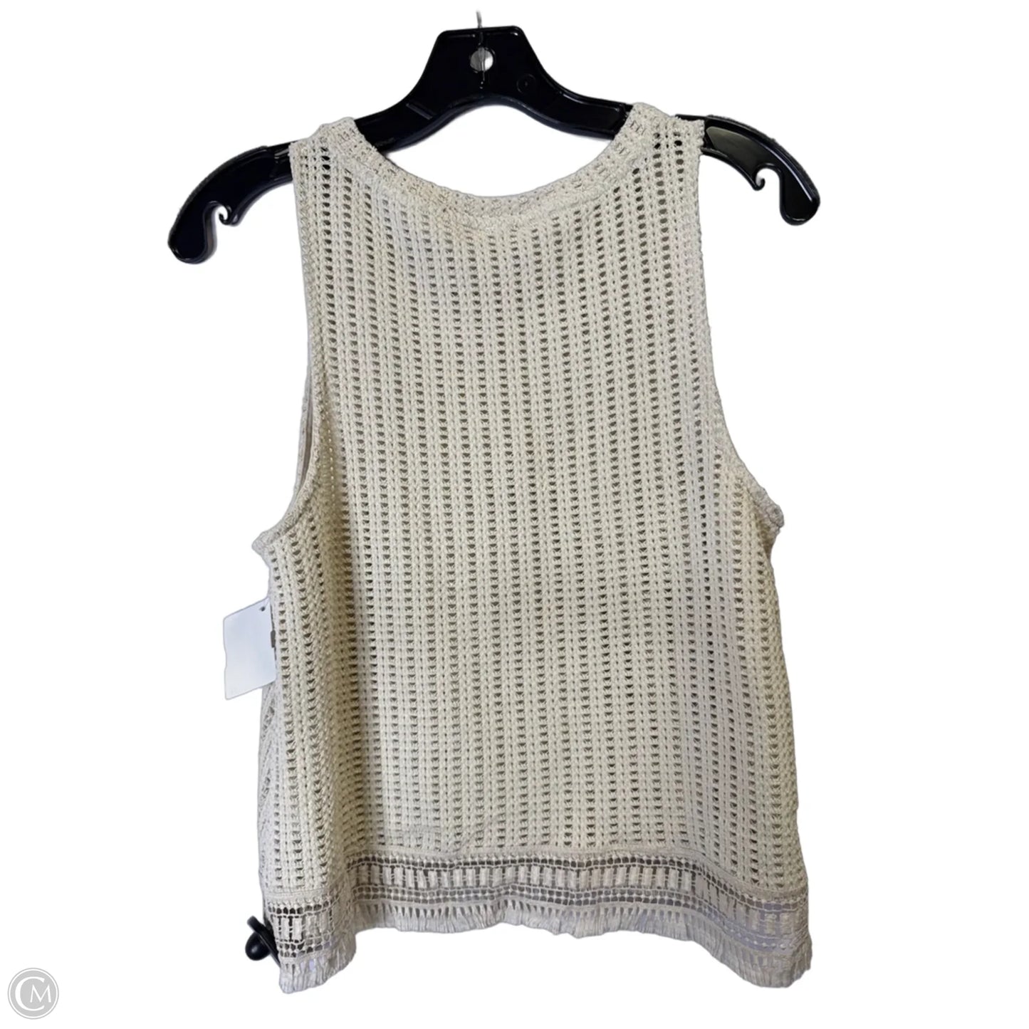 Top Sleeveless By Old Navy In Cream, Size: S