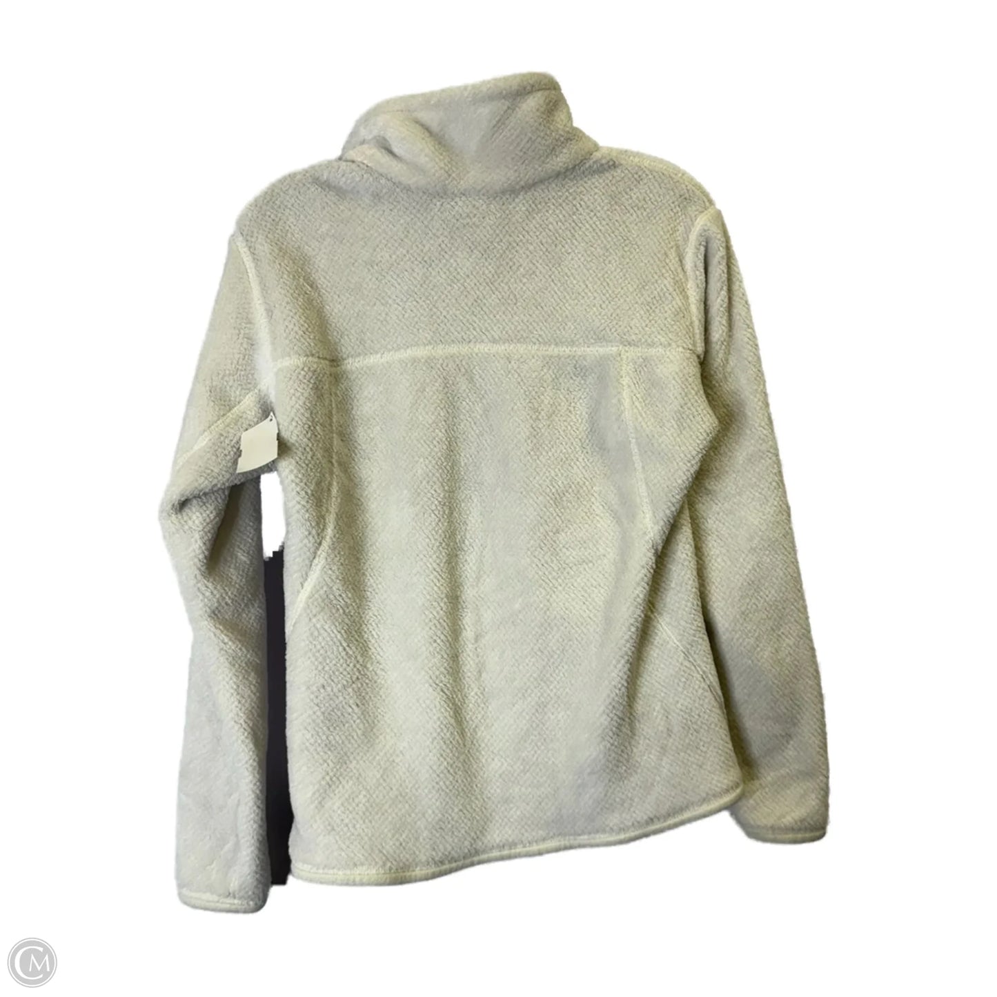 Jacket Fleece By Patagonia In Cream, Size: M