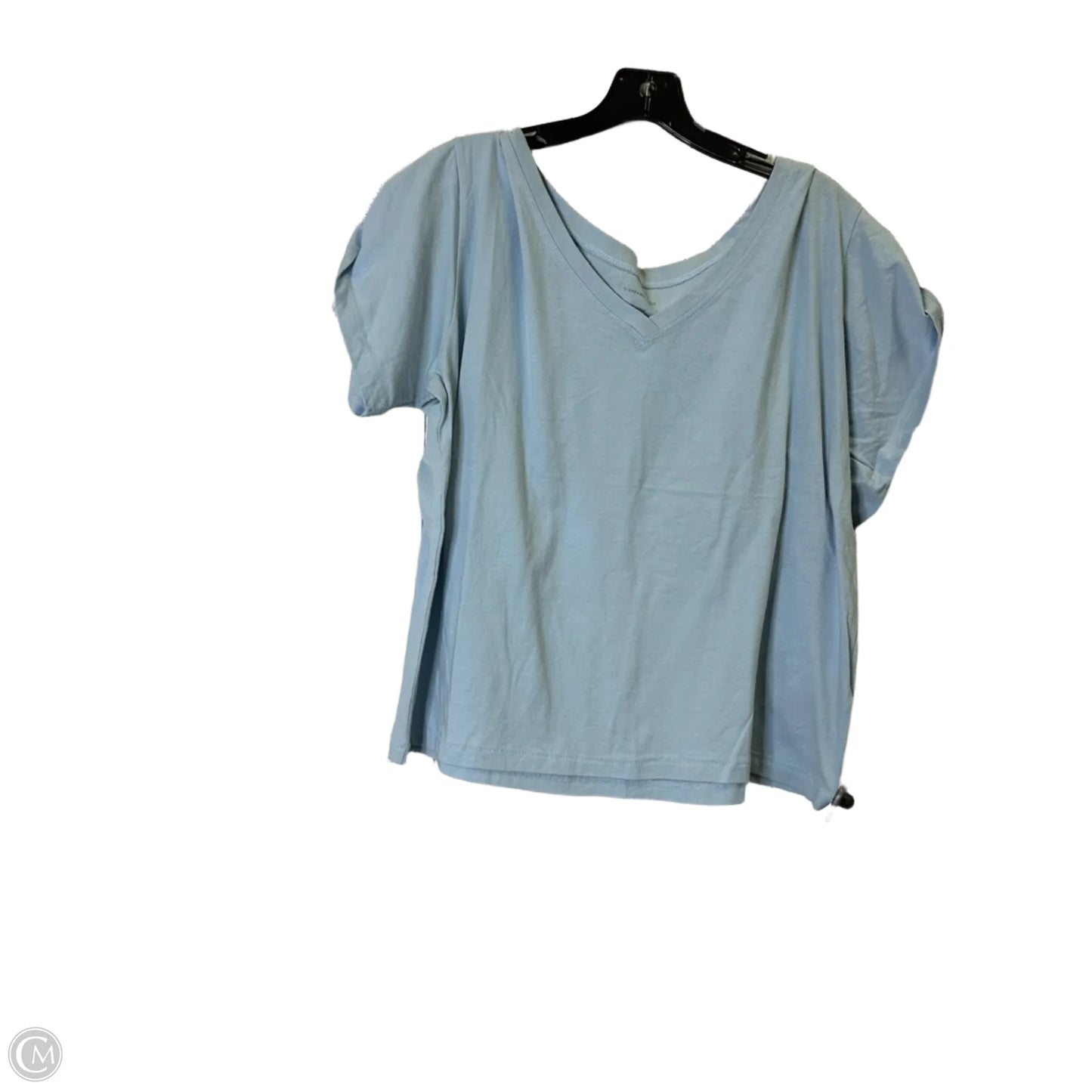 Top Short Sleeve Basic By Anthropologie In Blue, Size: Xl