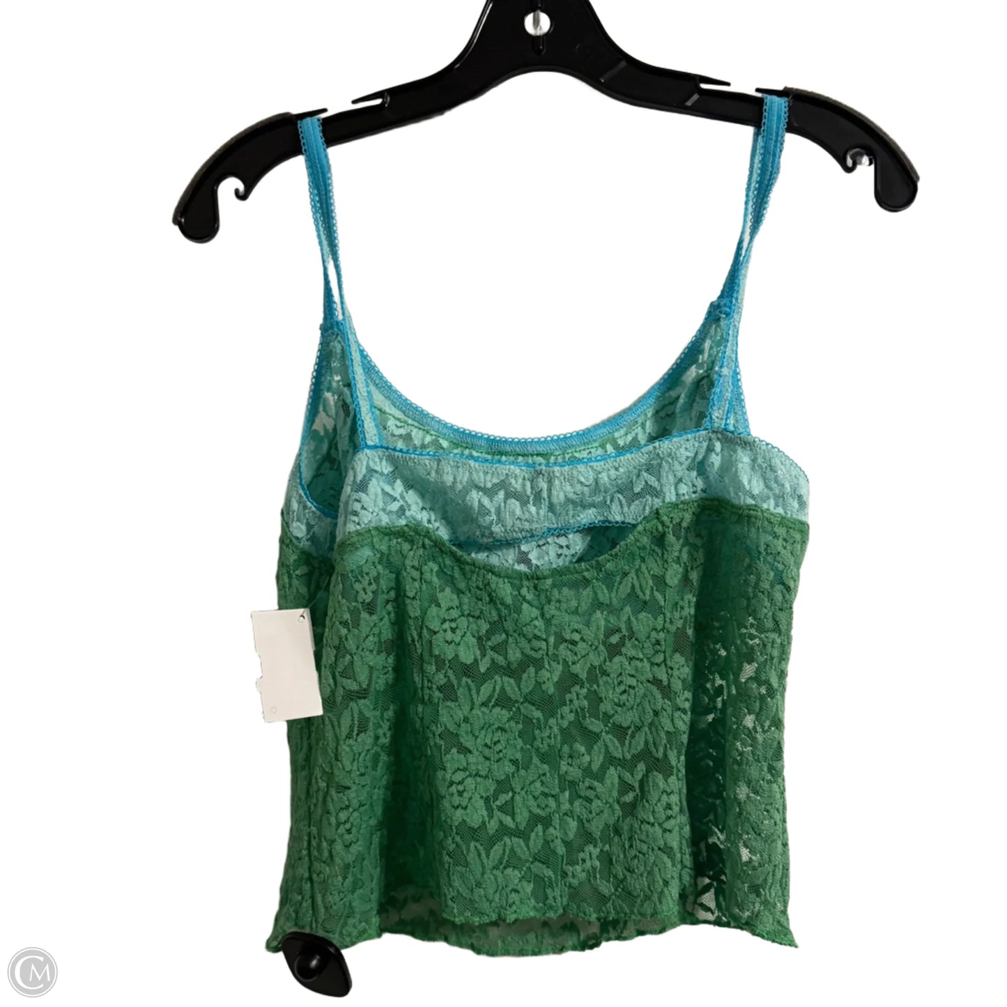 Top Sleeveless By Free People In Green, Size: M