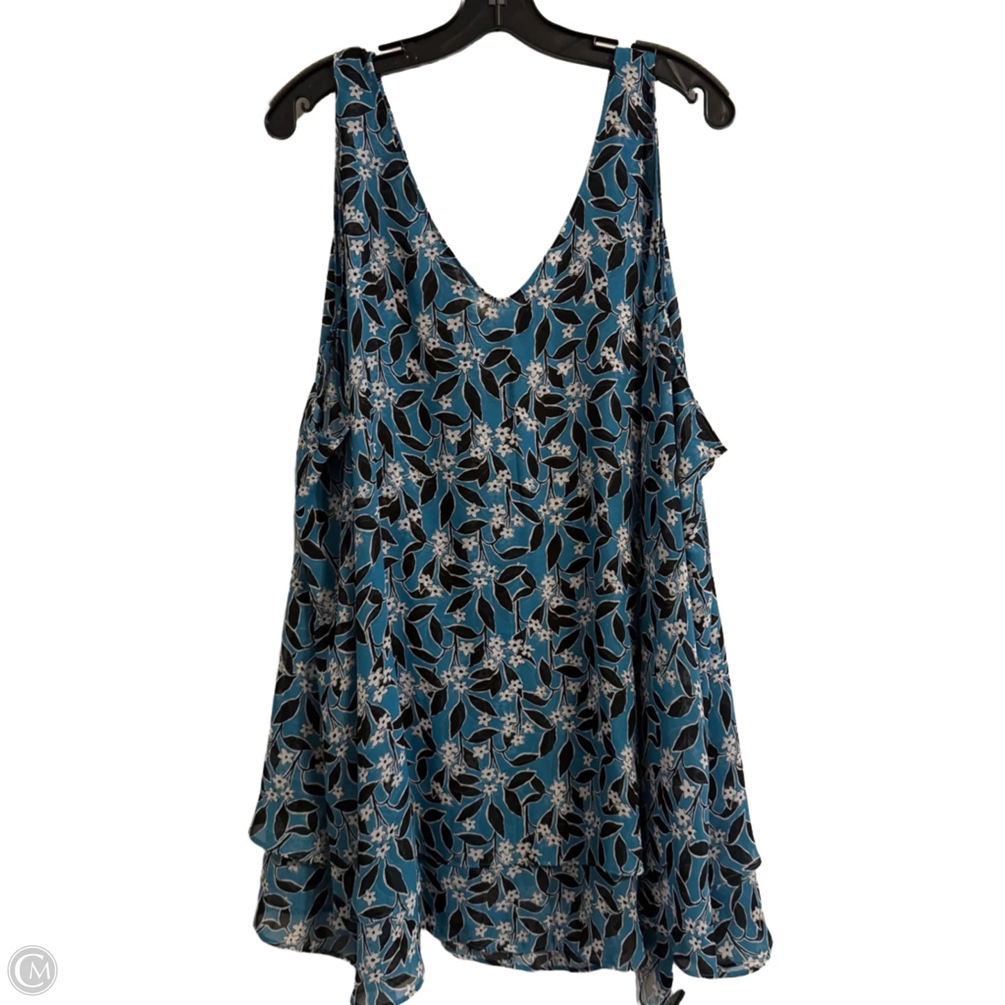 Top Sleeveless By Lane Bryant In Blue, Size: 26