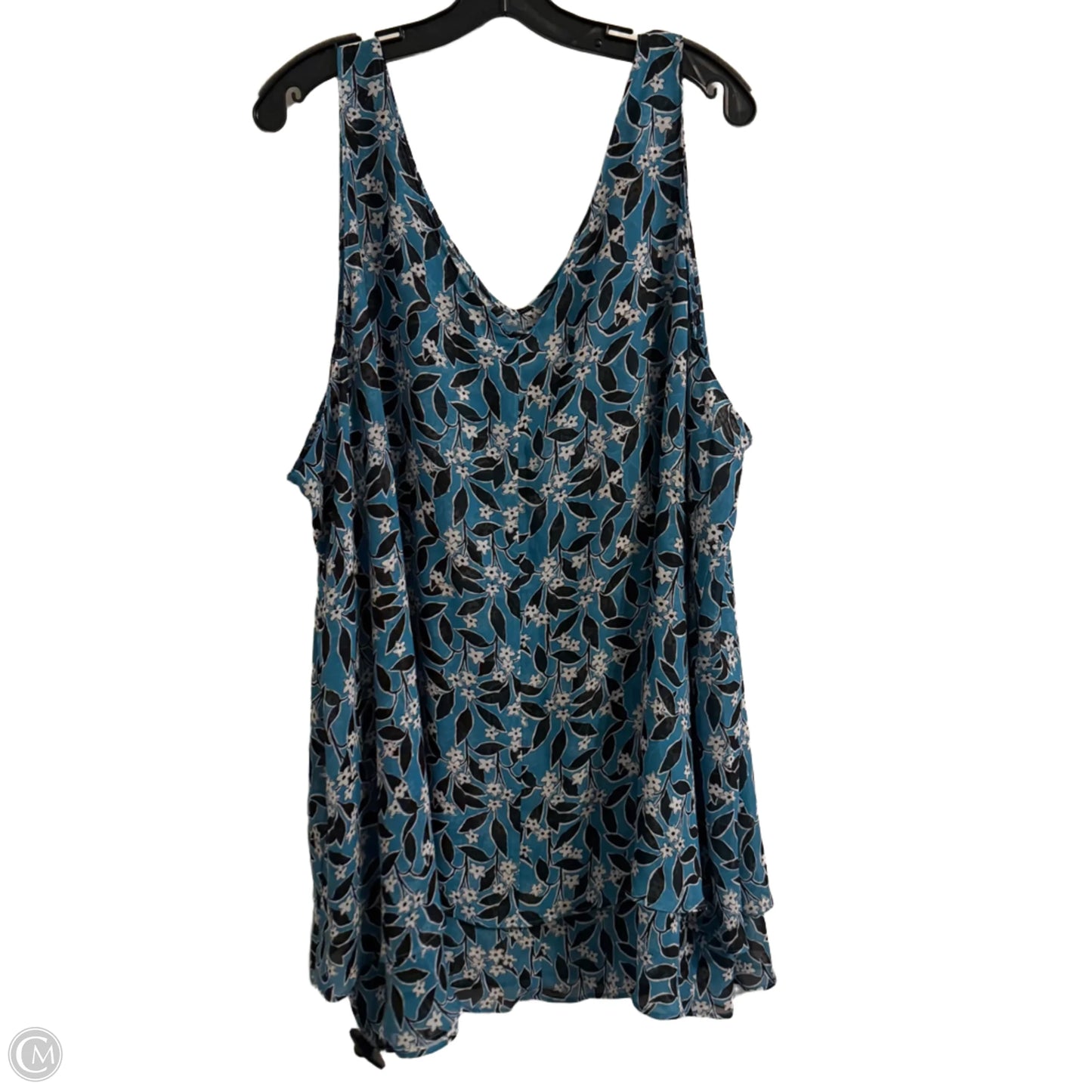 Top Sleeveless By Lane Bryant In Blue, Size: 26