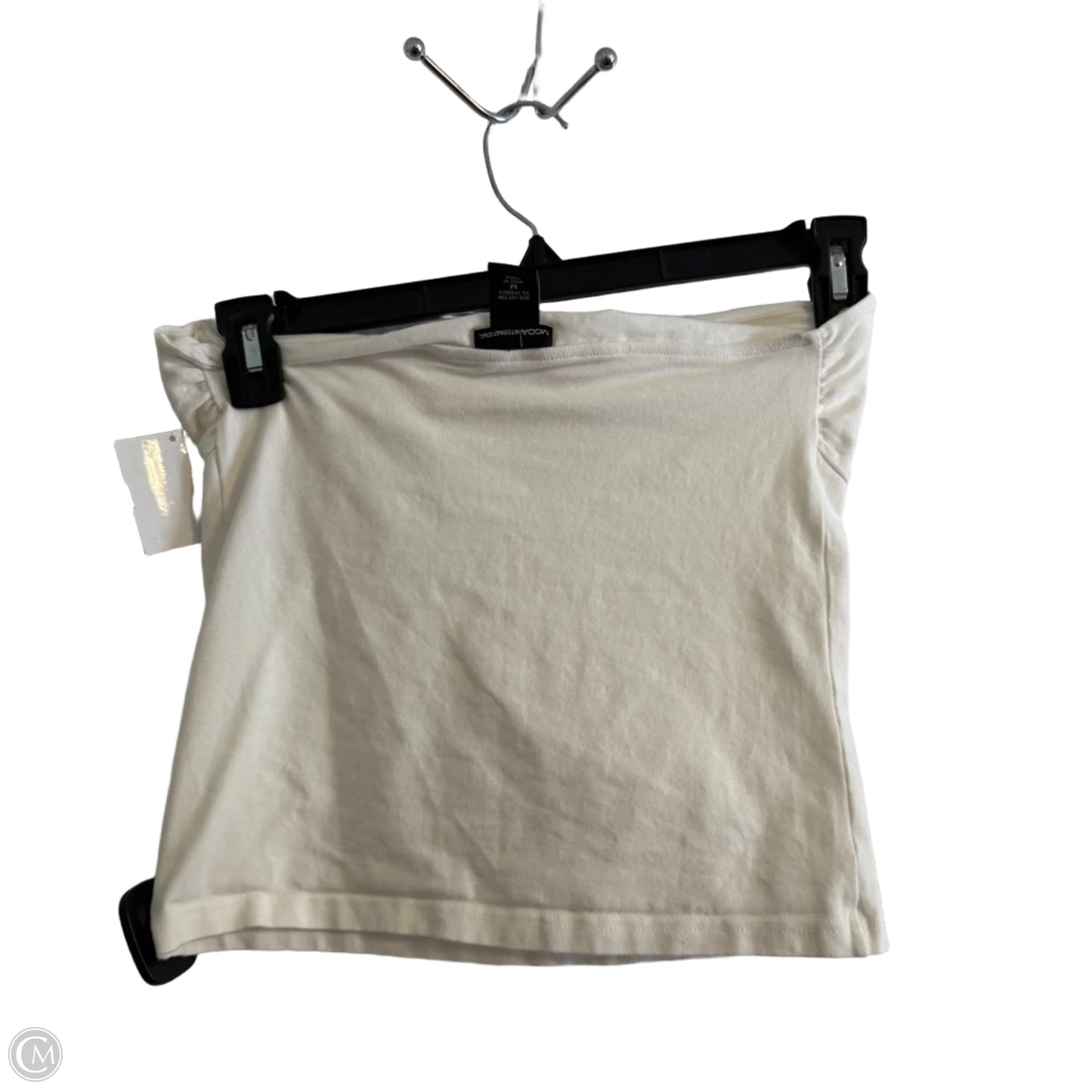 Top Sleeveless By Moda Intl In White, Size: M