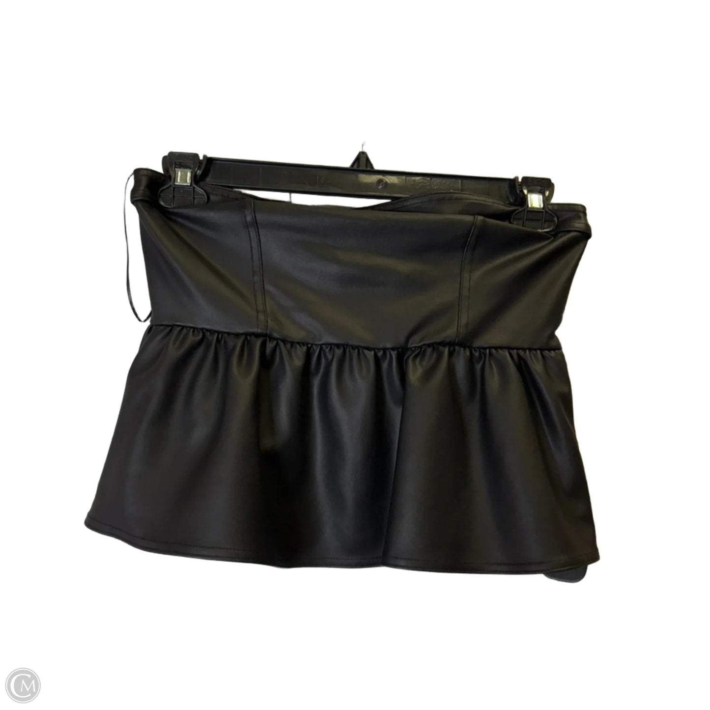 Top Sleeveless By Divided In Black, Size: M