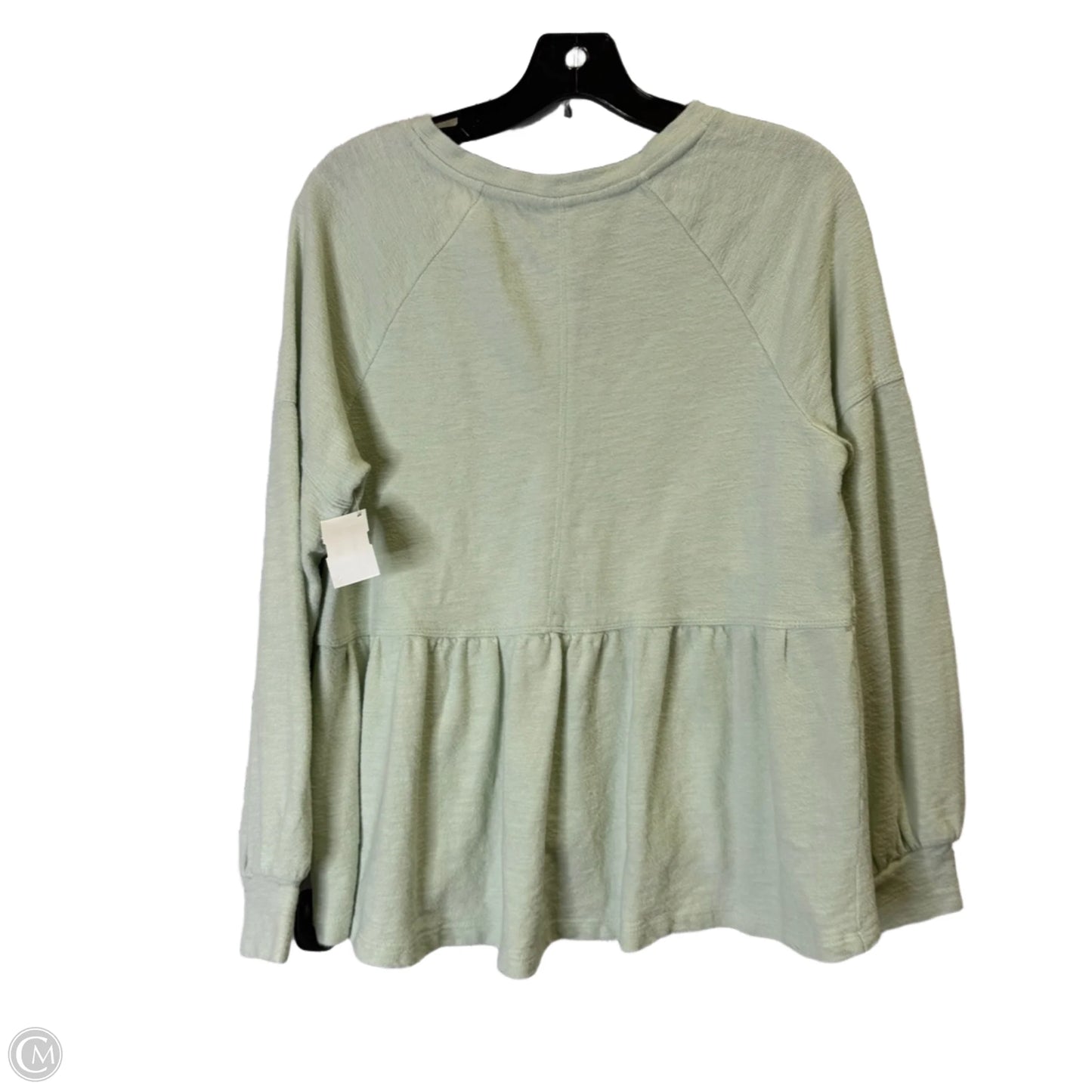 Top Long Sleeve By Pilcro In Green, Size: S