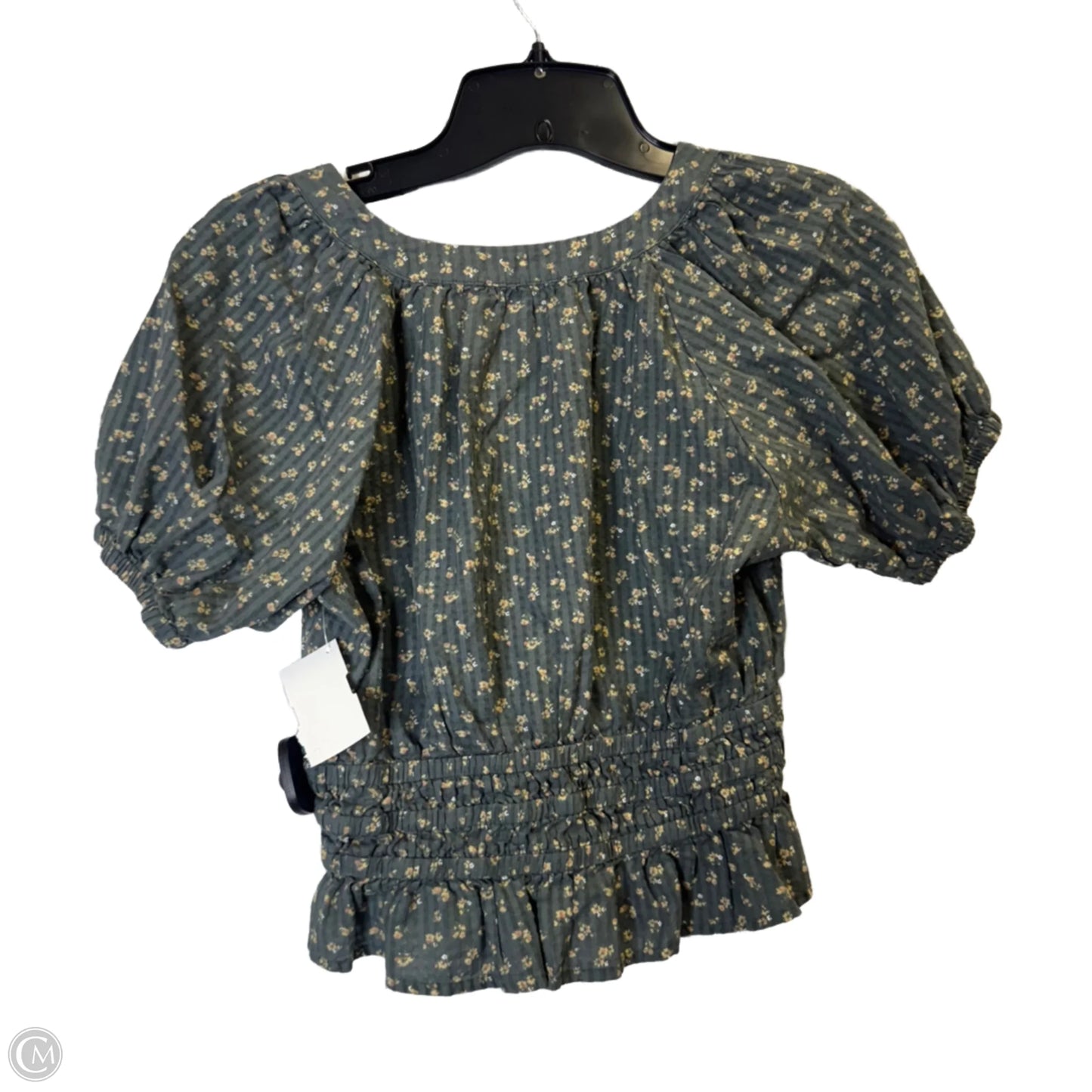 Top Short Sleeve By Madewell In Green, Size: S