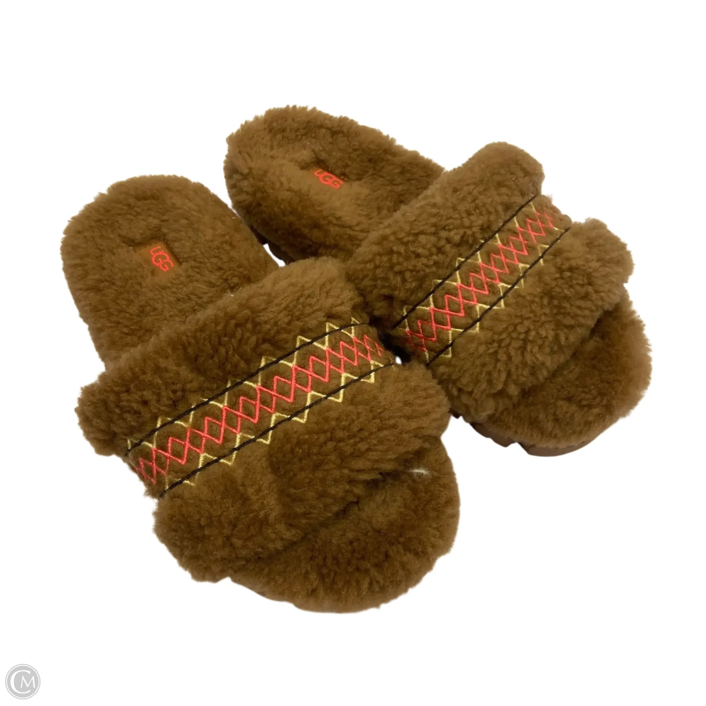 Sandals Designer By Ugg In Brown, Size: 7