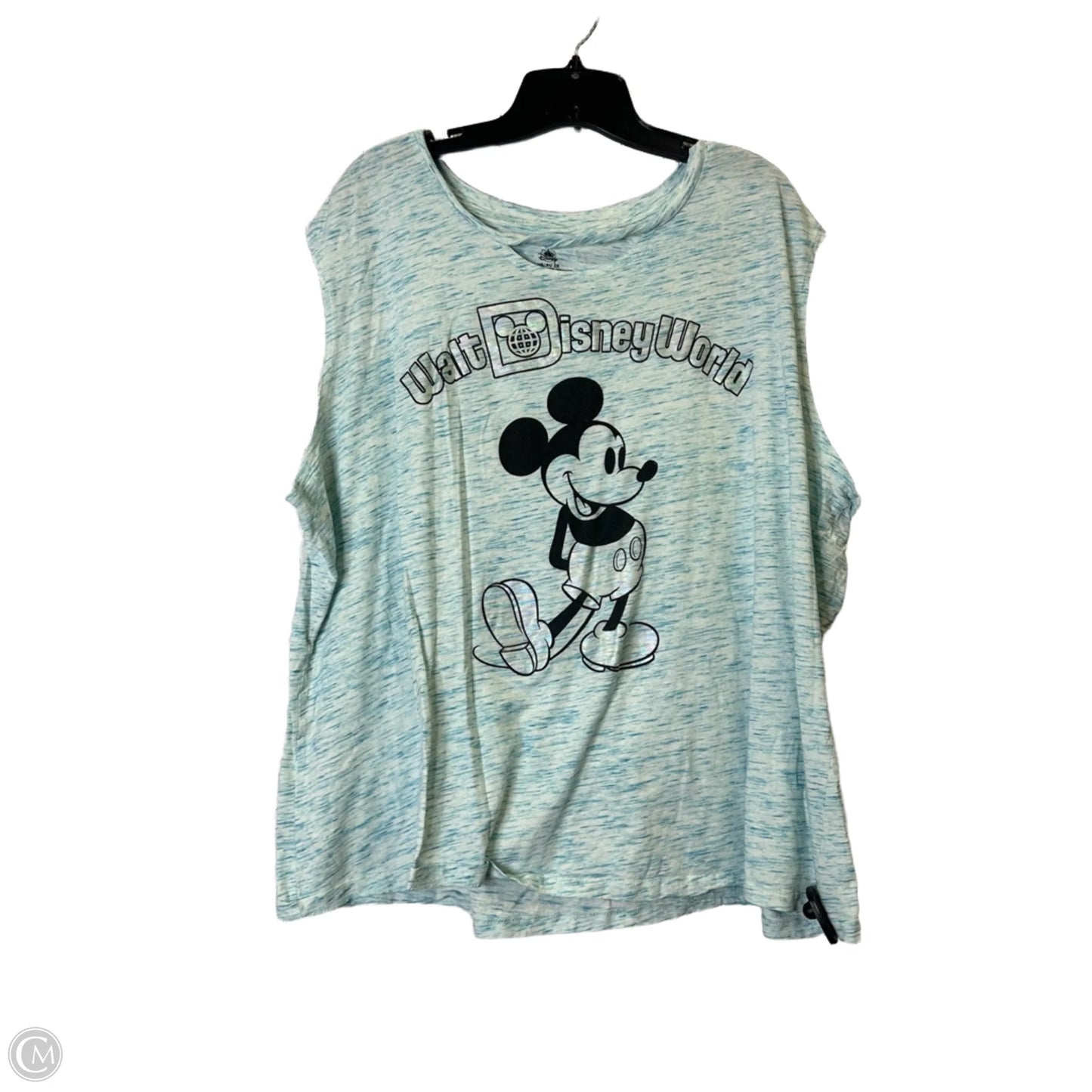 Top Sleeveless By Disney Store In Blue, Size: 3x