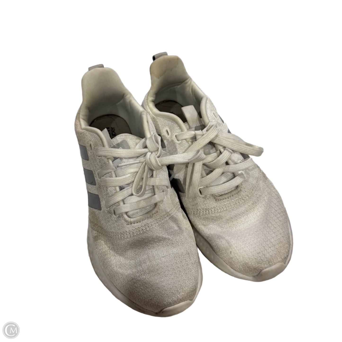 Shoes Athletic By Adidas In White, Size: 8