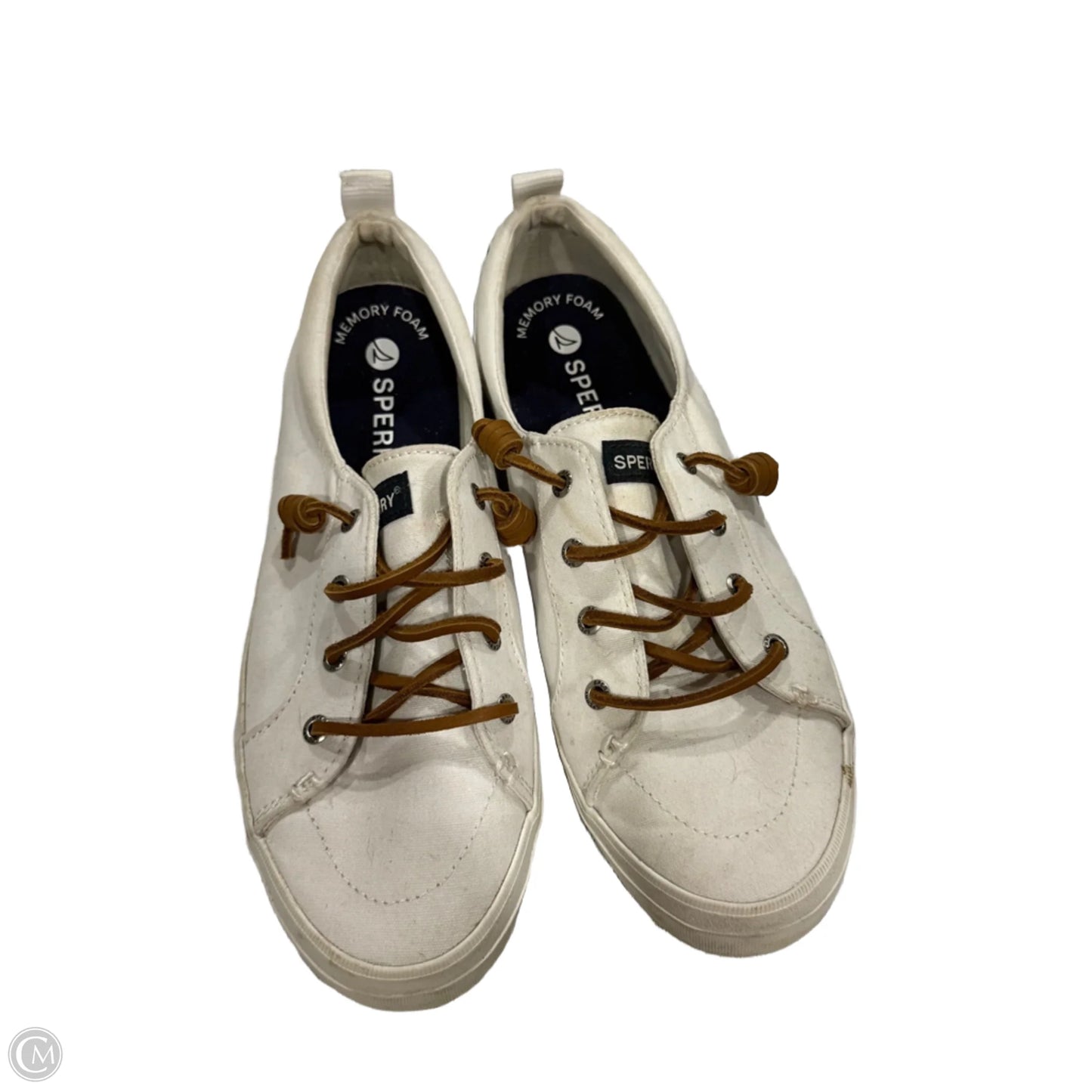 Shoes Sneakers By Sperry In White, Size: 8.5