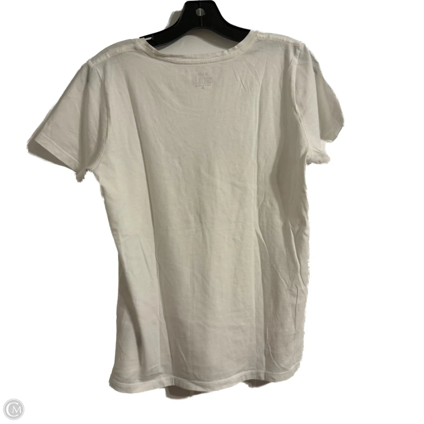 Top Short Sleeve Basic By J. Crew In White, Size: M