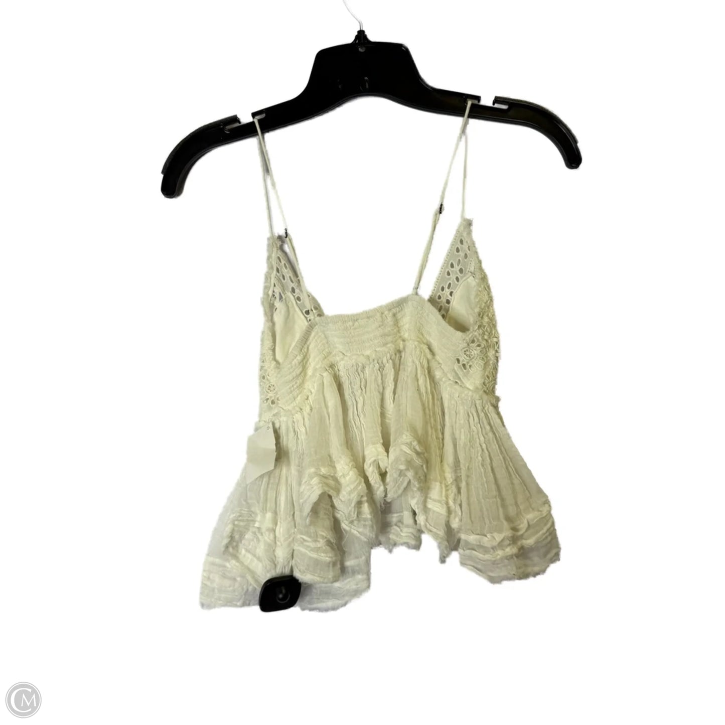 Top Sleeveless By Free People In Cream, Size: Xs