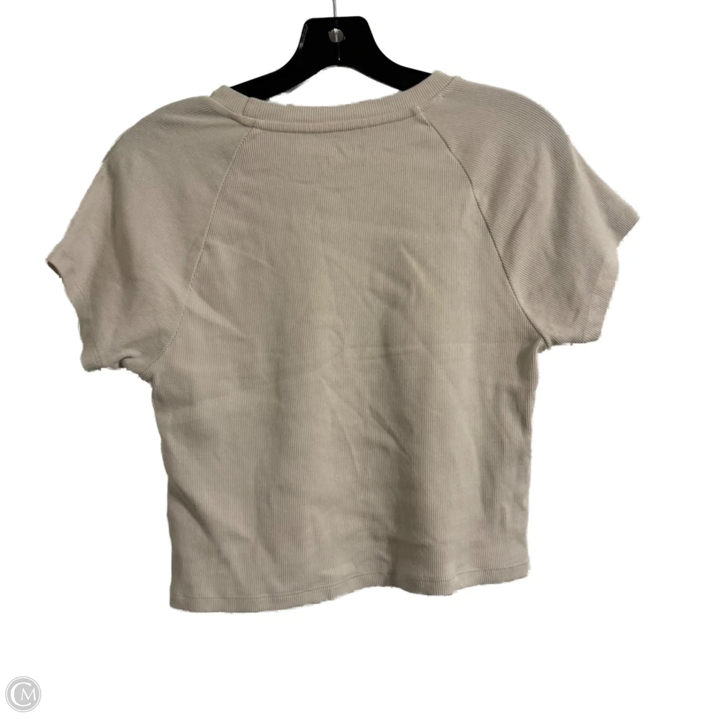 Top Short Sleeve Basic By Aerie In White, Size: L