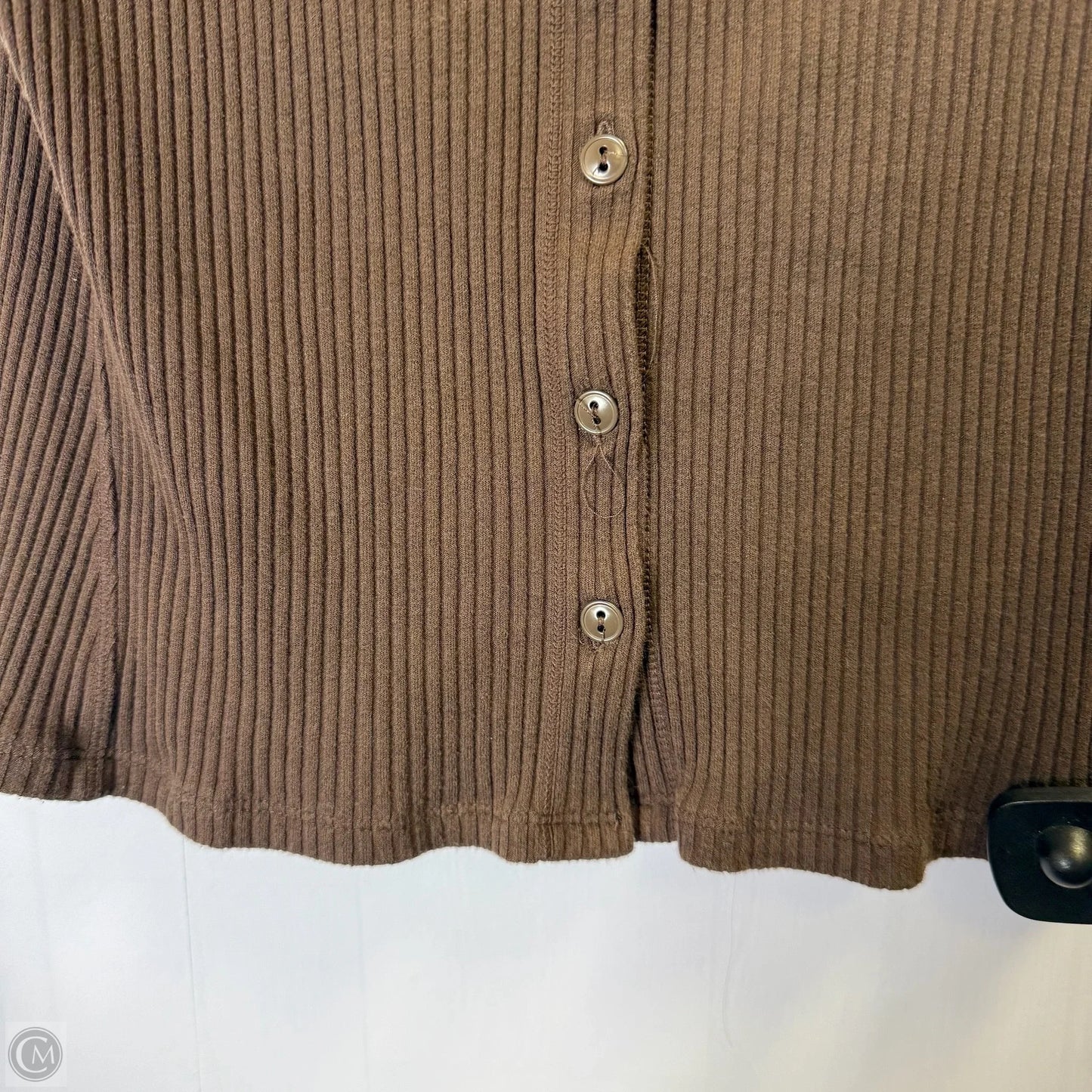 Top Short Sleeve By Free People In Brown, Size: L