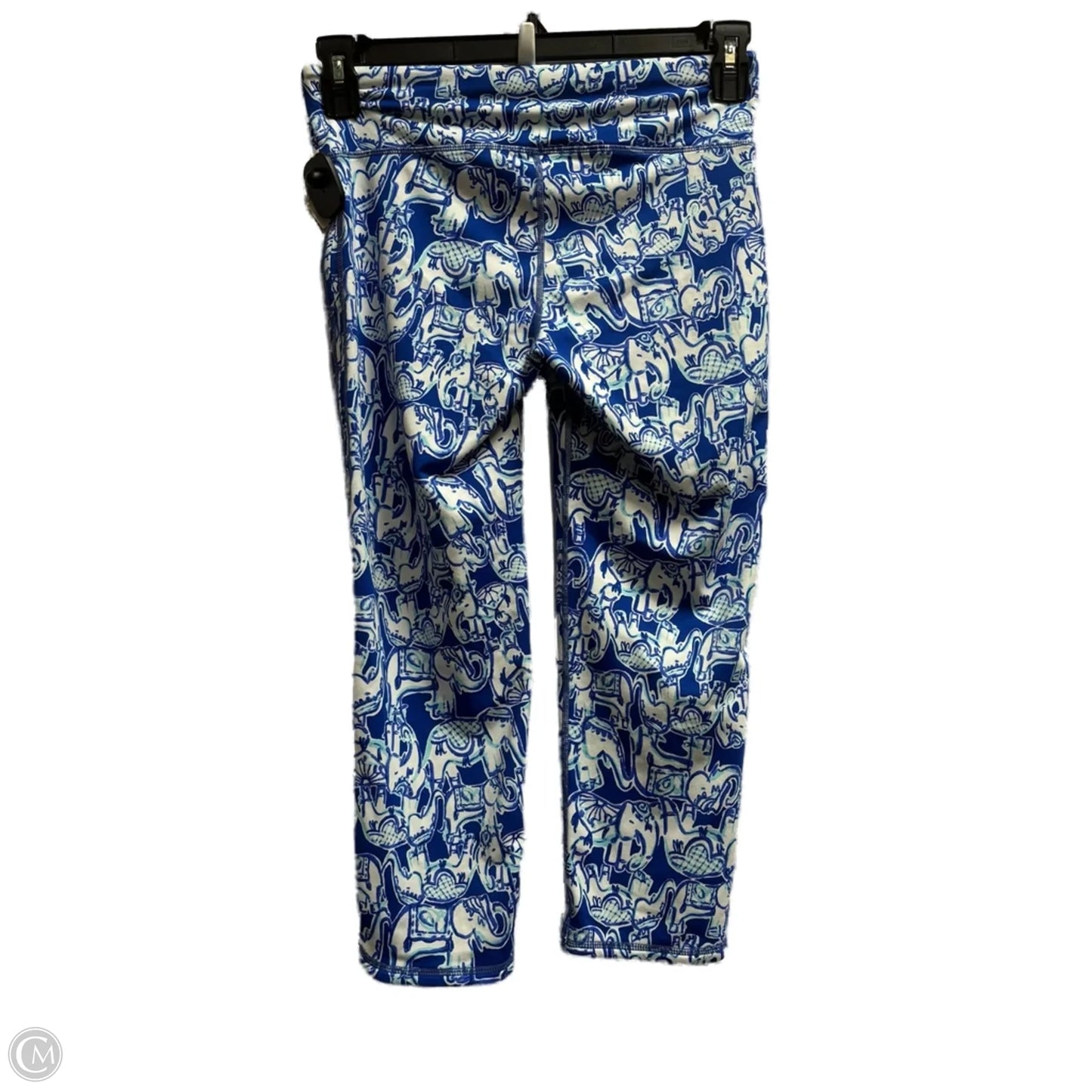 Athletic Leggings Capris By Lilly Pulitzer In Blue, Size: M