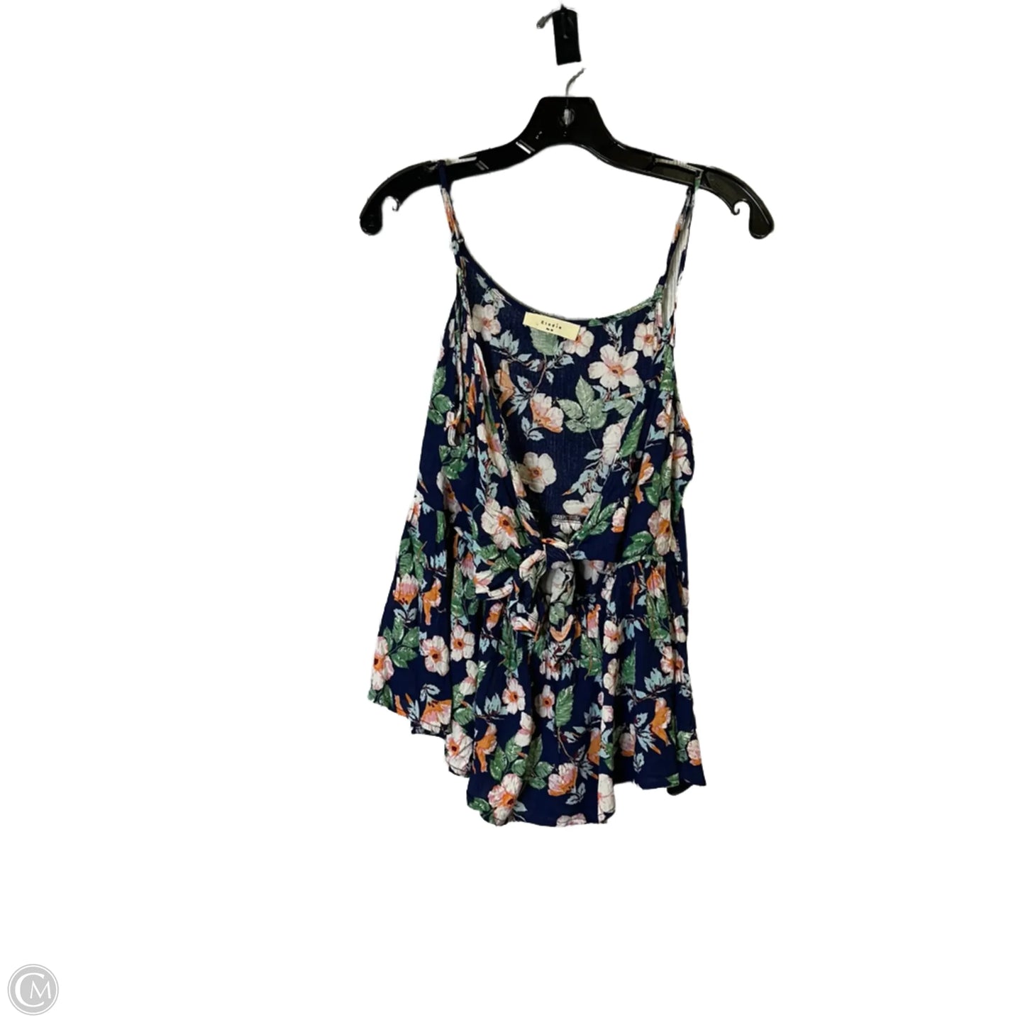 Top Sleeveless By Elodie In Blue, Size: M