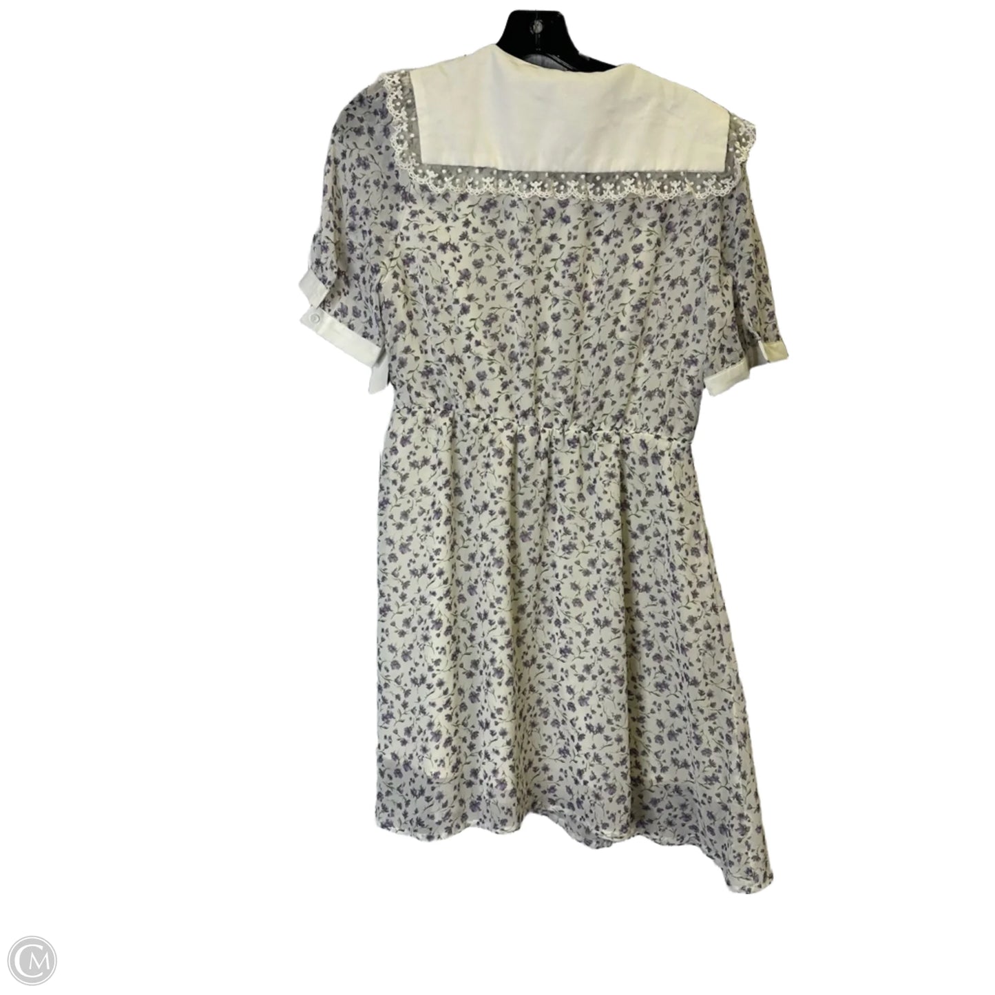 Dress Casual Short By Allegra K In Floral Print, Size: M