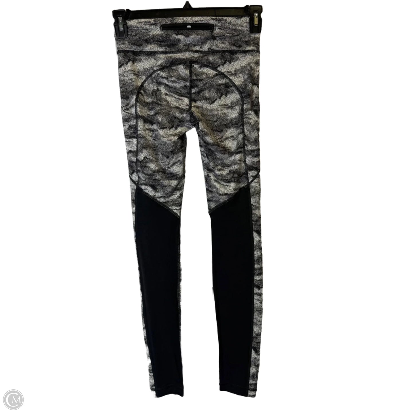 Athletic Leggings By Lululemon In Black & White, Size: 8